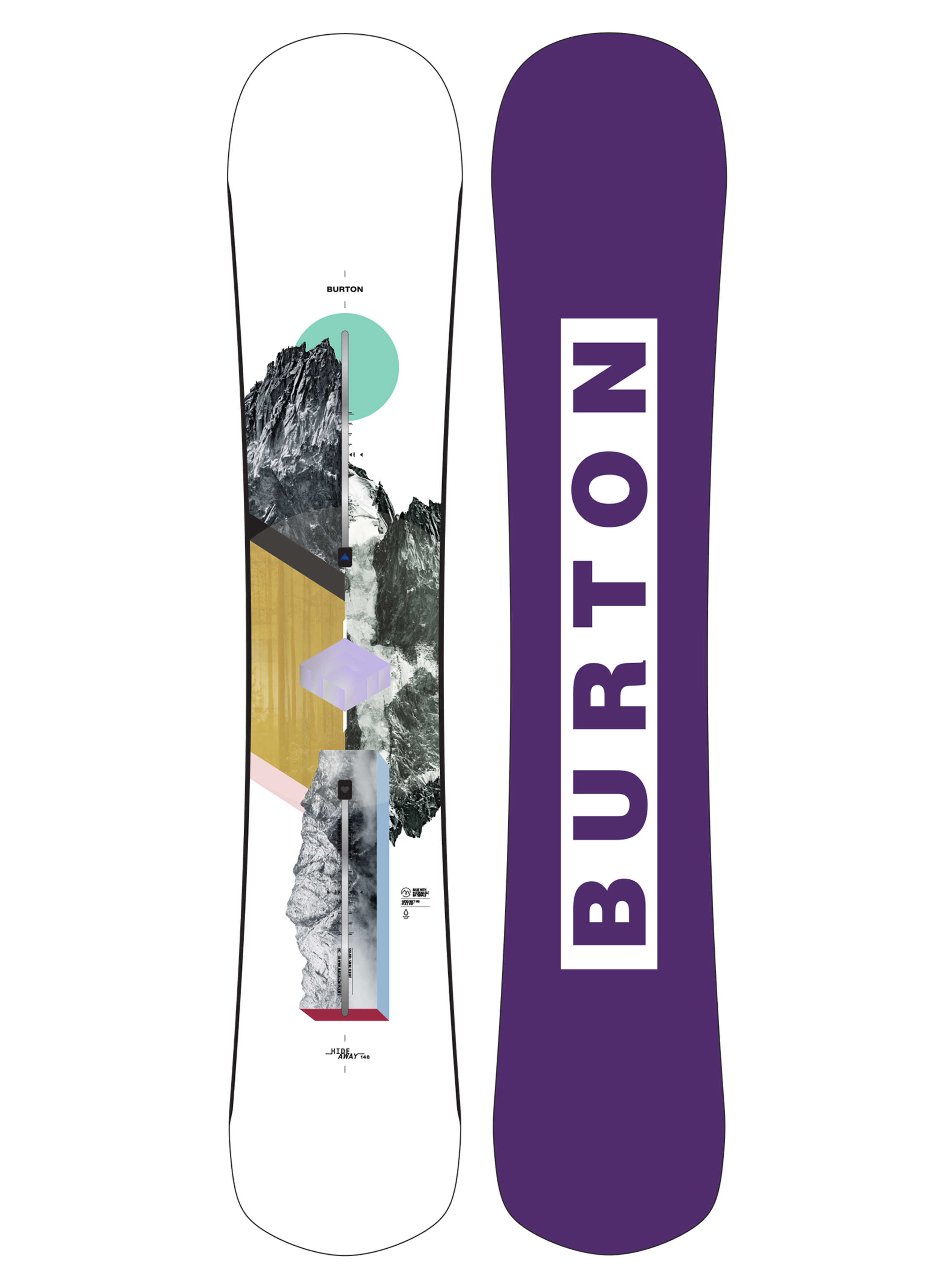 Women's Burton Hideaway Flat Top Snowboard | Burton.com Winter Women's Burton Hideaway Flat Top Snowboard | Burton.com Winter