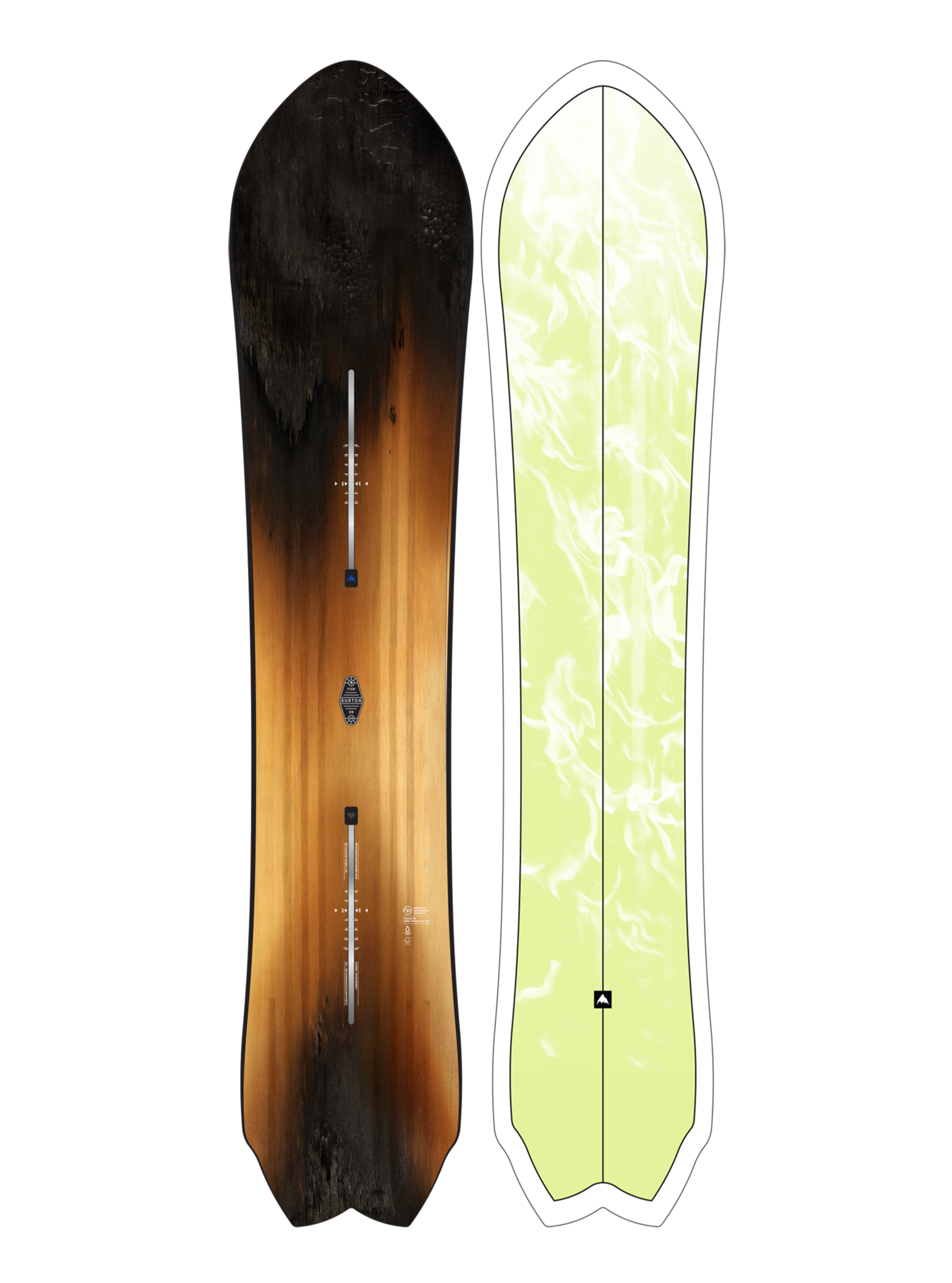 Burton 3D Fish Directional Flat Top Snowboard | Burton.com Winter Burton 3D Fish Directional Flat Top Snowboard | Burton.com Winter