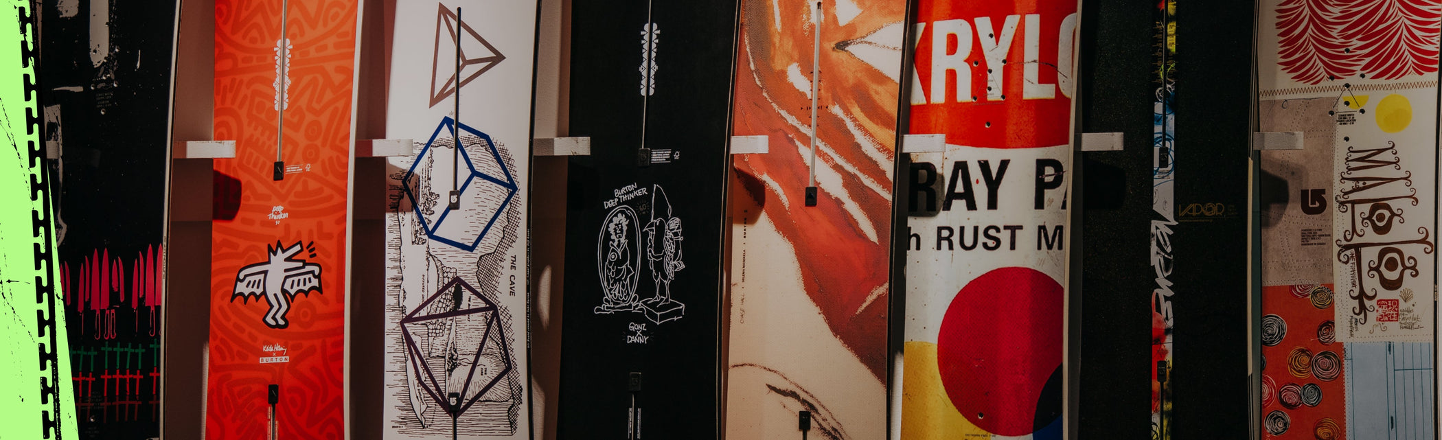 Burton博物館、伝説のボードグラフィック