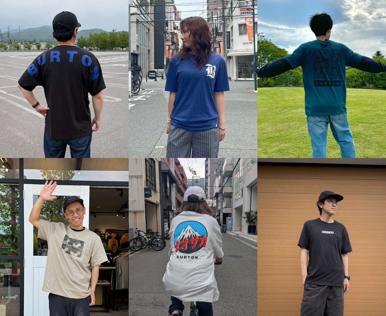 ストアスタッフのBurton Tシャツスタイル！