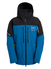 Product image of Men's Burton [ak] Swash GORE‑TEX 2L Jacket (Sample)[Variant:True Black / Blue Teal / Atomic Yellow]