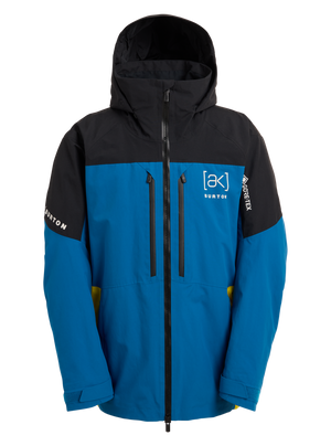 Product image of Men's Burton [ak] Swash GORE‑TEX 2L Jacket (Sample)[Variant:True Black / Blue Teal / Atomic Yellow]