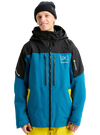 Product image of Men's Burton [ak] Swash GORE‑TEX 2L Jacket[Variant:True Black / Blue Teal / Atomic Yellow]