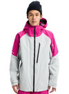 Product image of Men's Burton [ak] Cyclic GORE‑TEX 2L Jacket (Sample)[Variant:Very Berry / Gray Cloud]