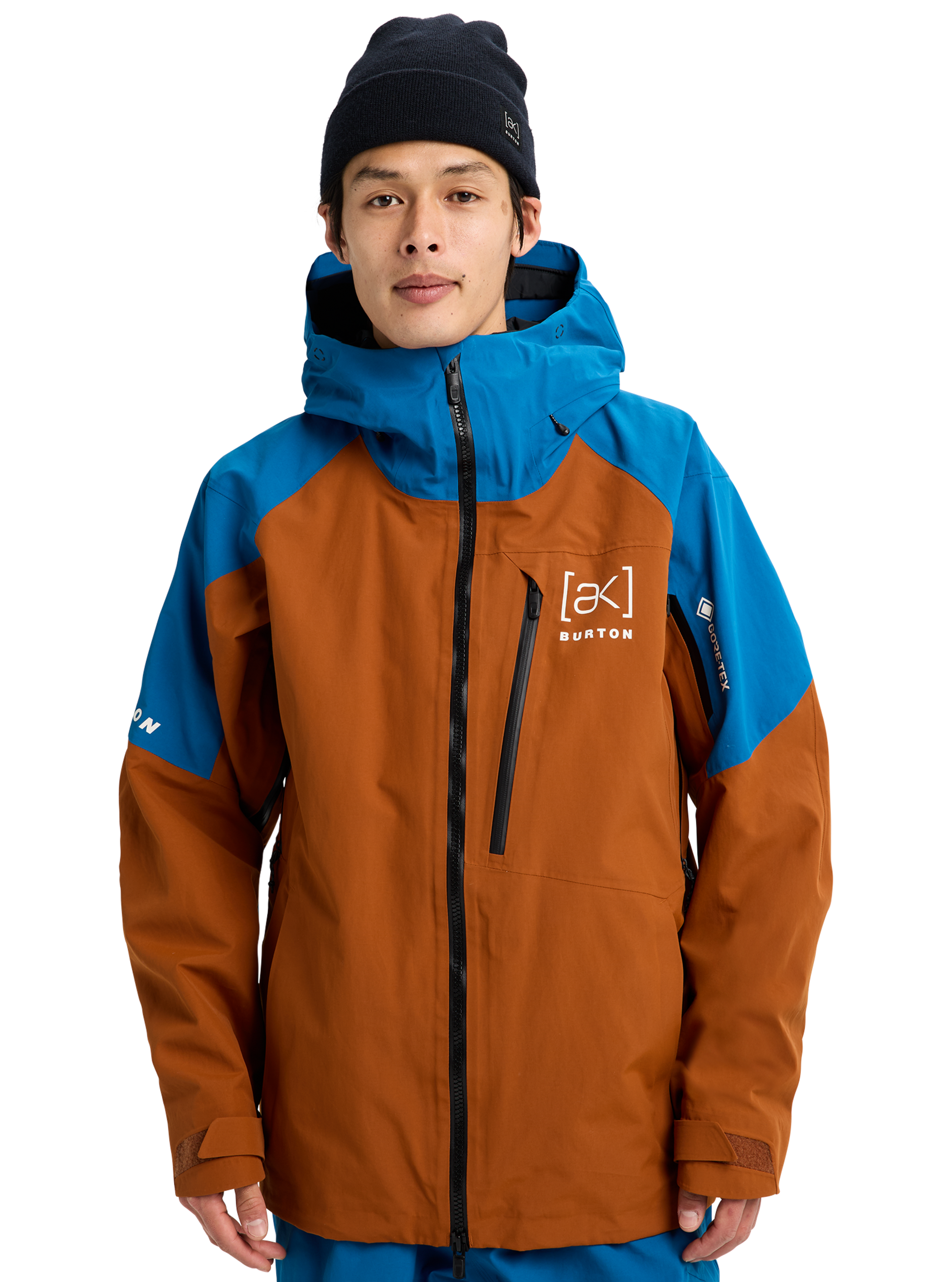 Product image of Men's Burton [ak] Cyclic GORE‑TEX 2L Jacket[Variant:Chestnut Brown / Blue Teal]