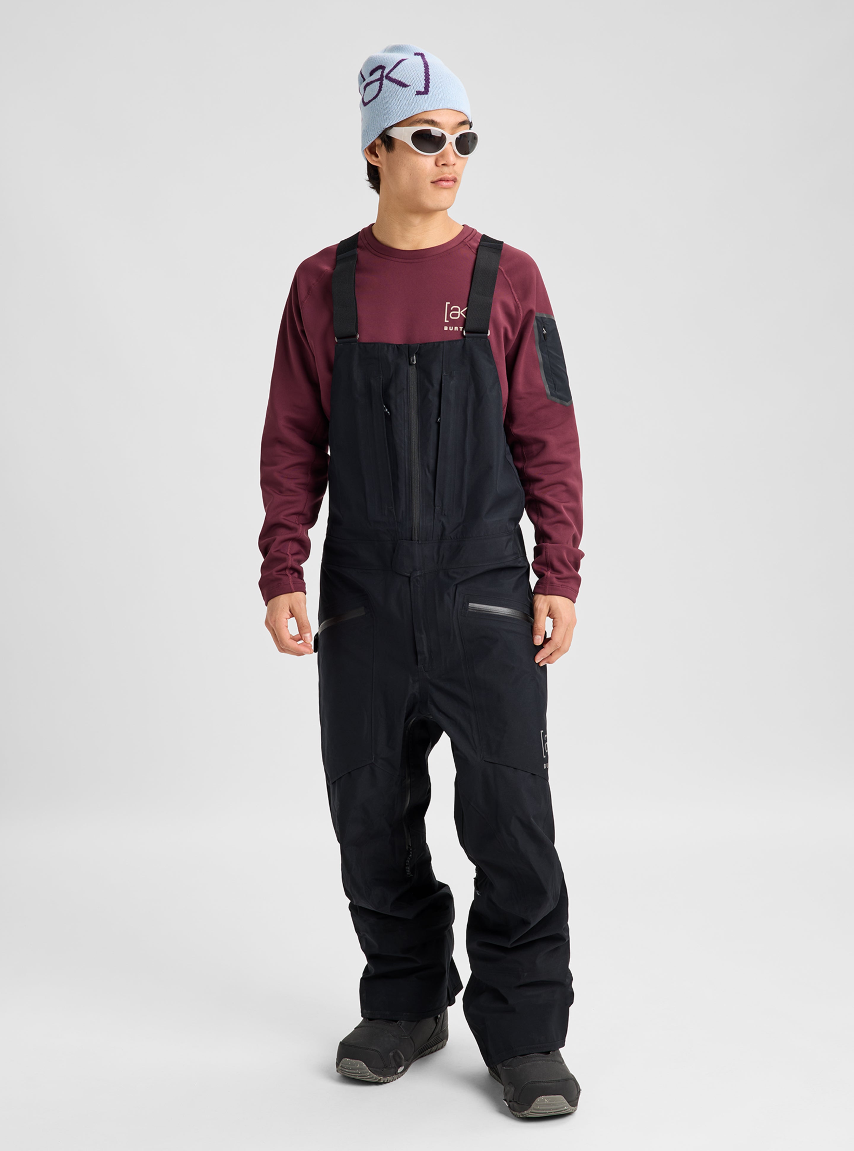 AK 3Lビブパンツ サイズM ブラック GORE-TEX PRO SHELL 23-24 BURTON