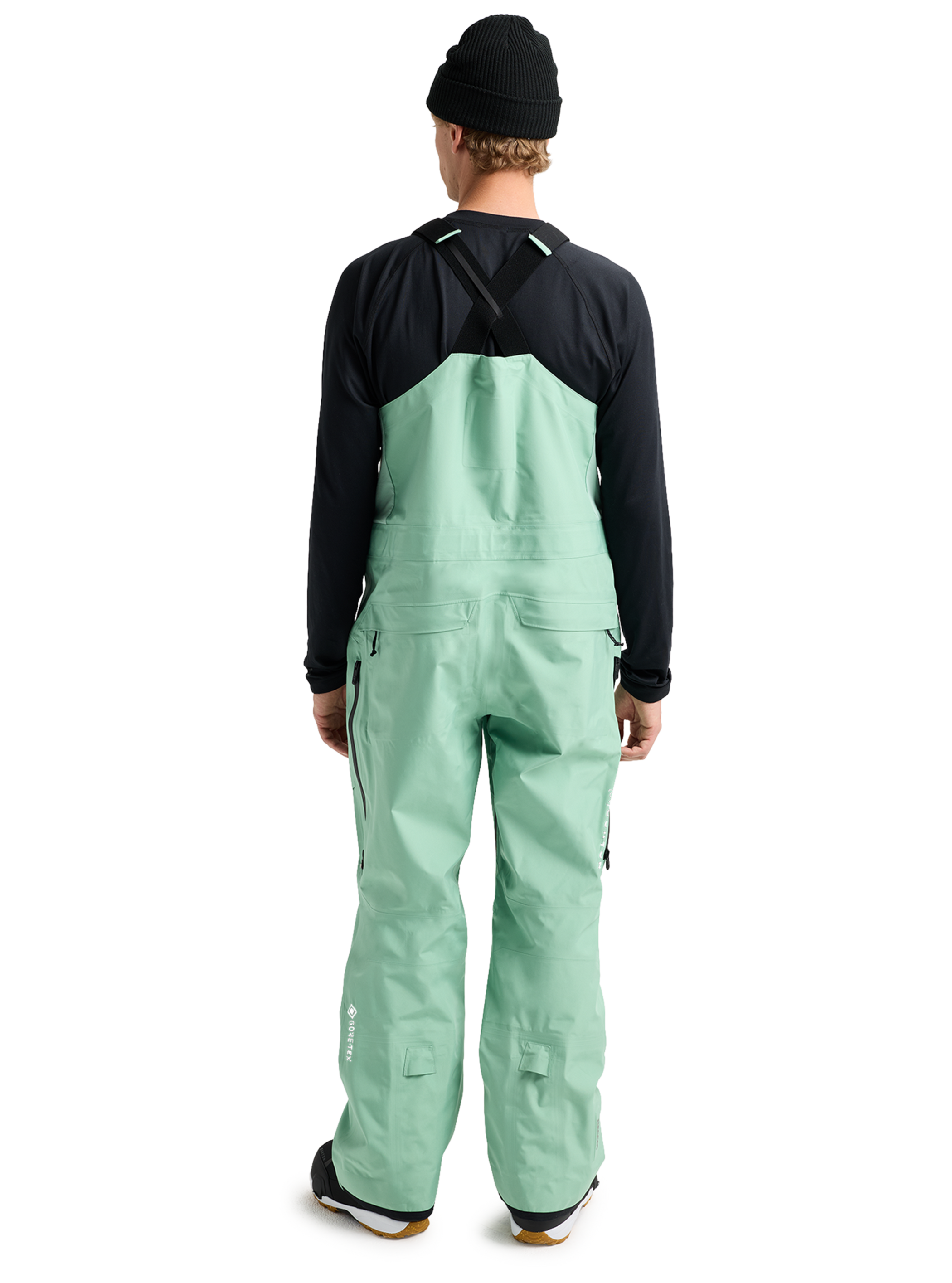 Product image of Men's Burton [ak] Freebird GORE‑TEX 3L Stretch Bib Pants[Variant:Soft Sage]