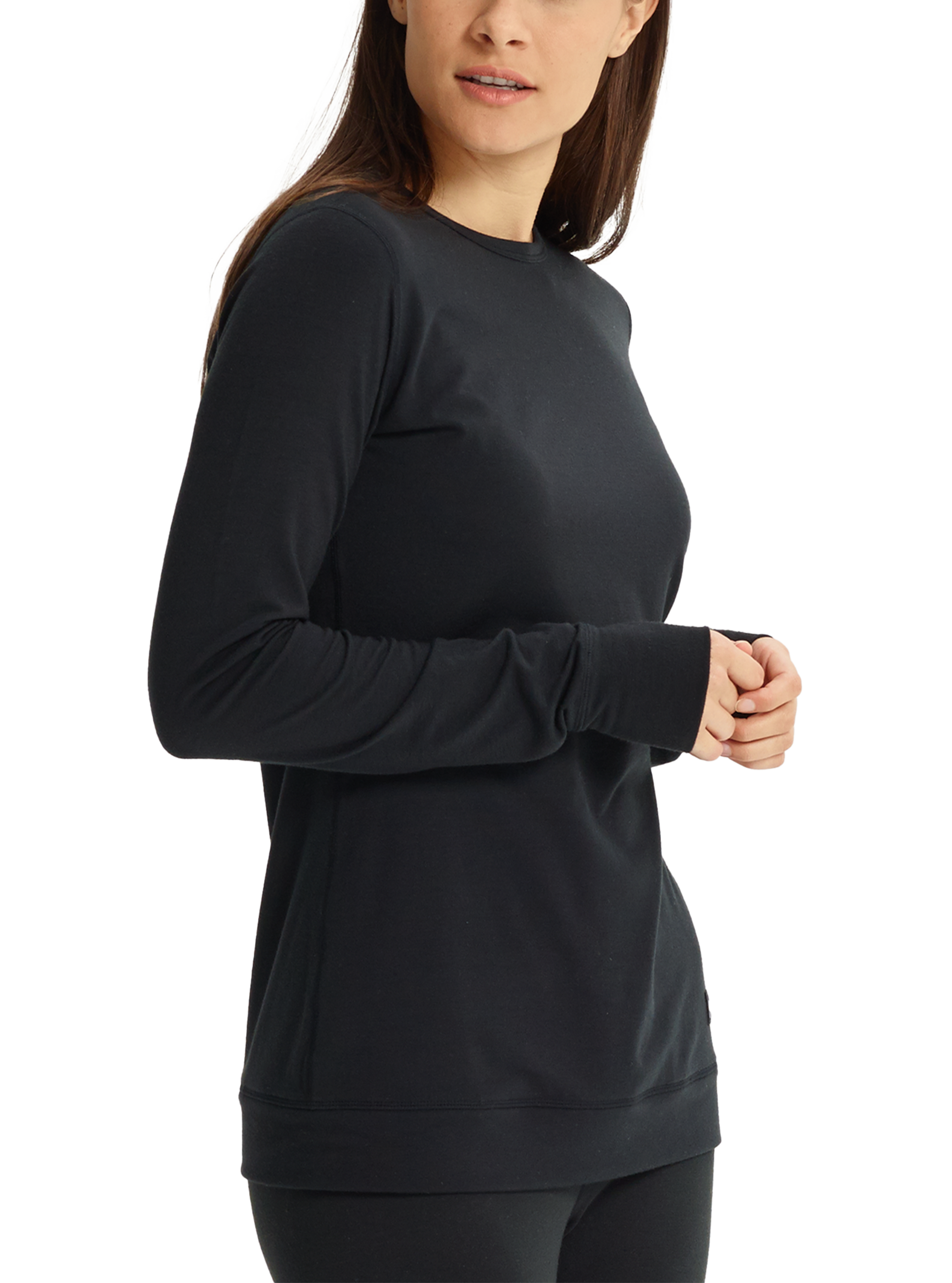 Product image of Women's Burton Midweight Base Layer Crewneck[Variant:True Black]