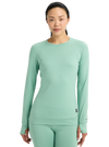Product image of Women's Burton Midweight Base Layer Crewneck[Variant:Soft Sage]