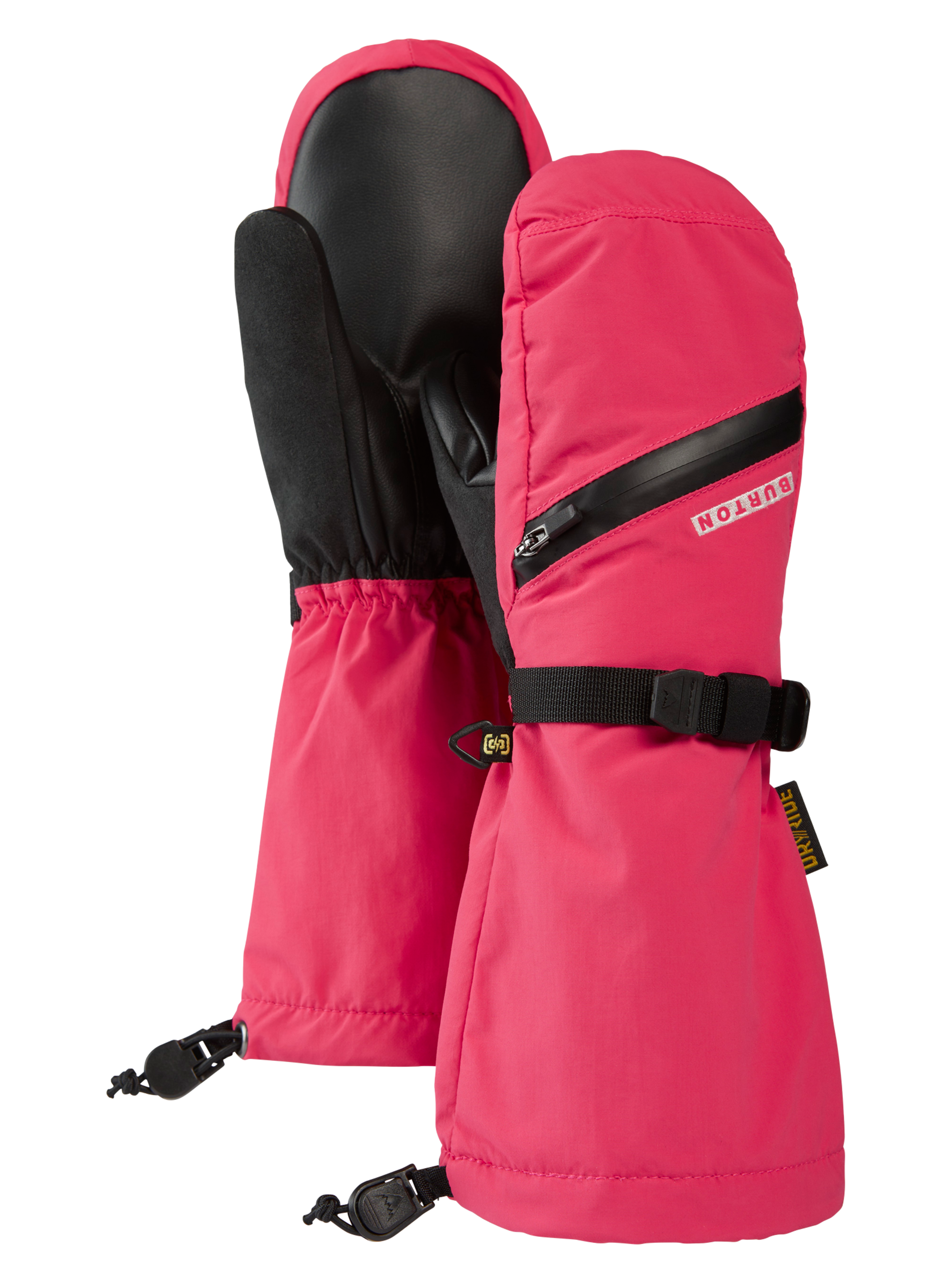 【バートン美品】子供用140cmスノーボードウェア と手袋セット BURTON KIDS ミトン XS ピンク ブルー スノーボードグローブ 手袋