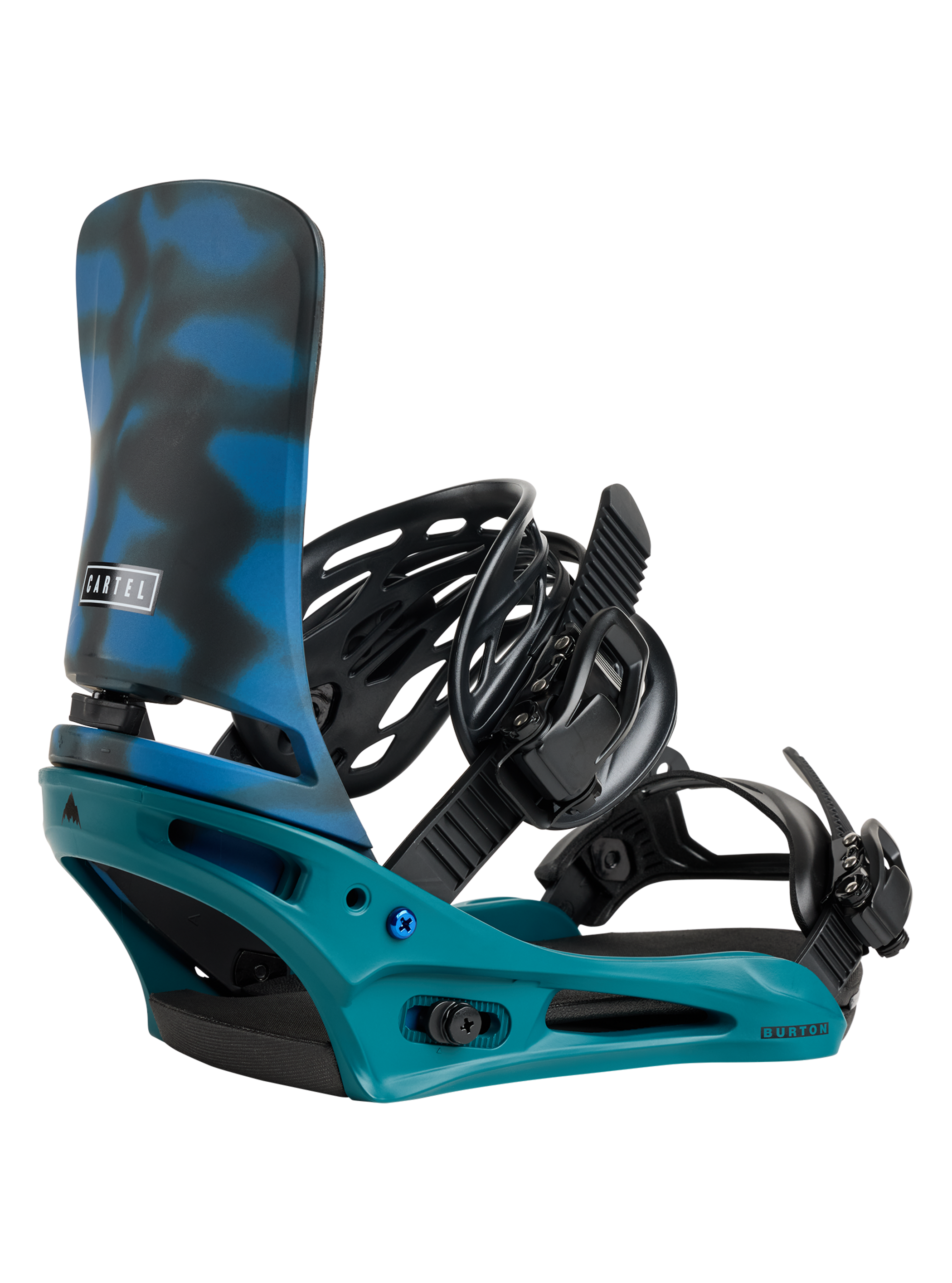 Product image of Men's Burton Cartel Re:Flex Snowboard Bindings[Variant:Evergreen Shatter]