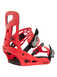 Product Image of Men's Burton Freestyle Re:Flex Snowboard Bindings [Variant:Geranium Red]