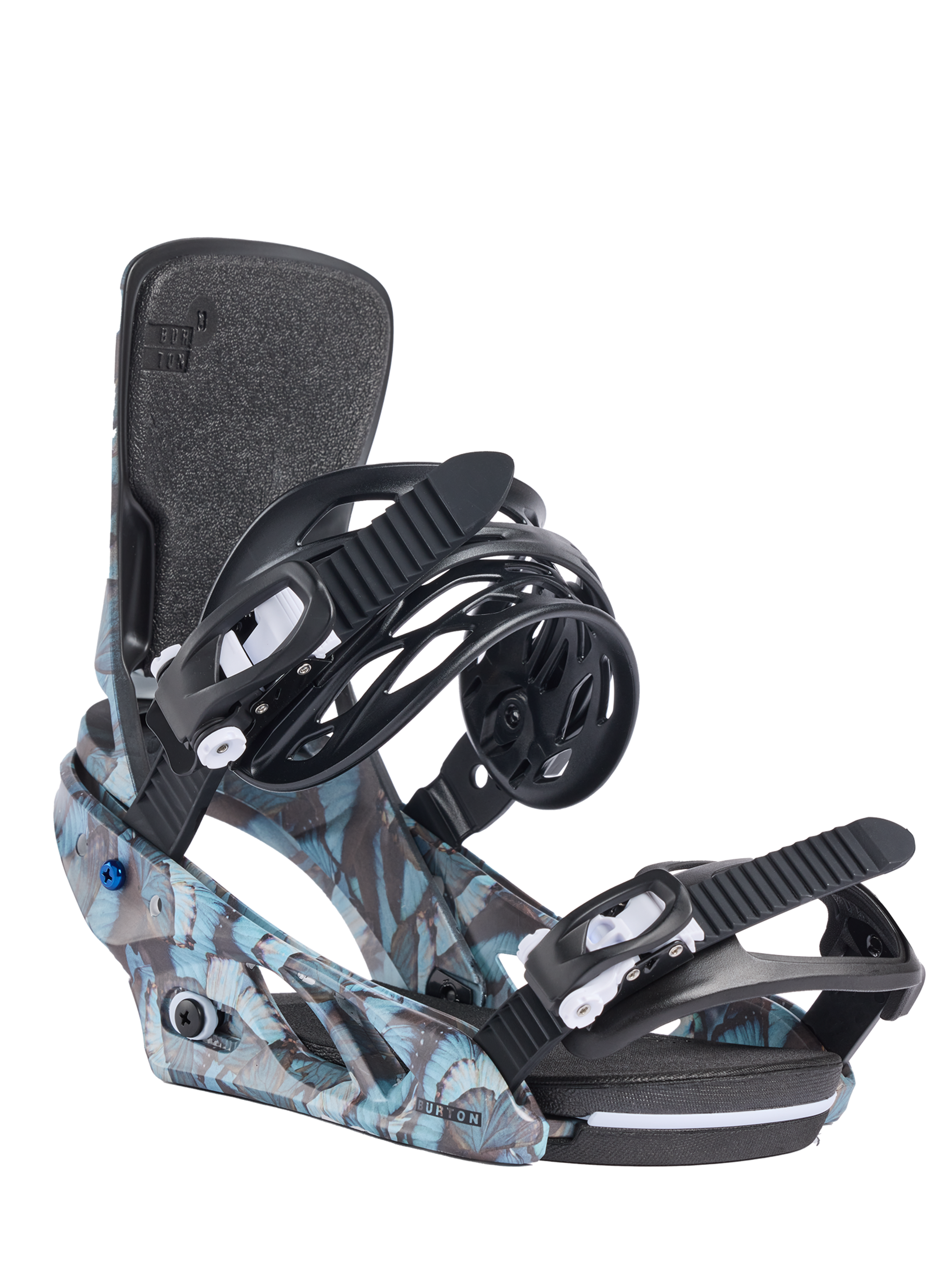 Product image of Women's Burton Lexa Re:Flex Snowboard Bindings[Variant:Blue Butterflies]