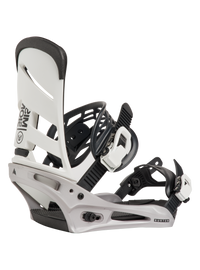 Product image of Men's Burton Mission Re:Flex Snowboard Bindings[Variant:White / Silver]