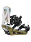 Product image of Men's Burton Genesis Re:Flex Snowboard Bindings[Variant:White / Dried Moss]