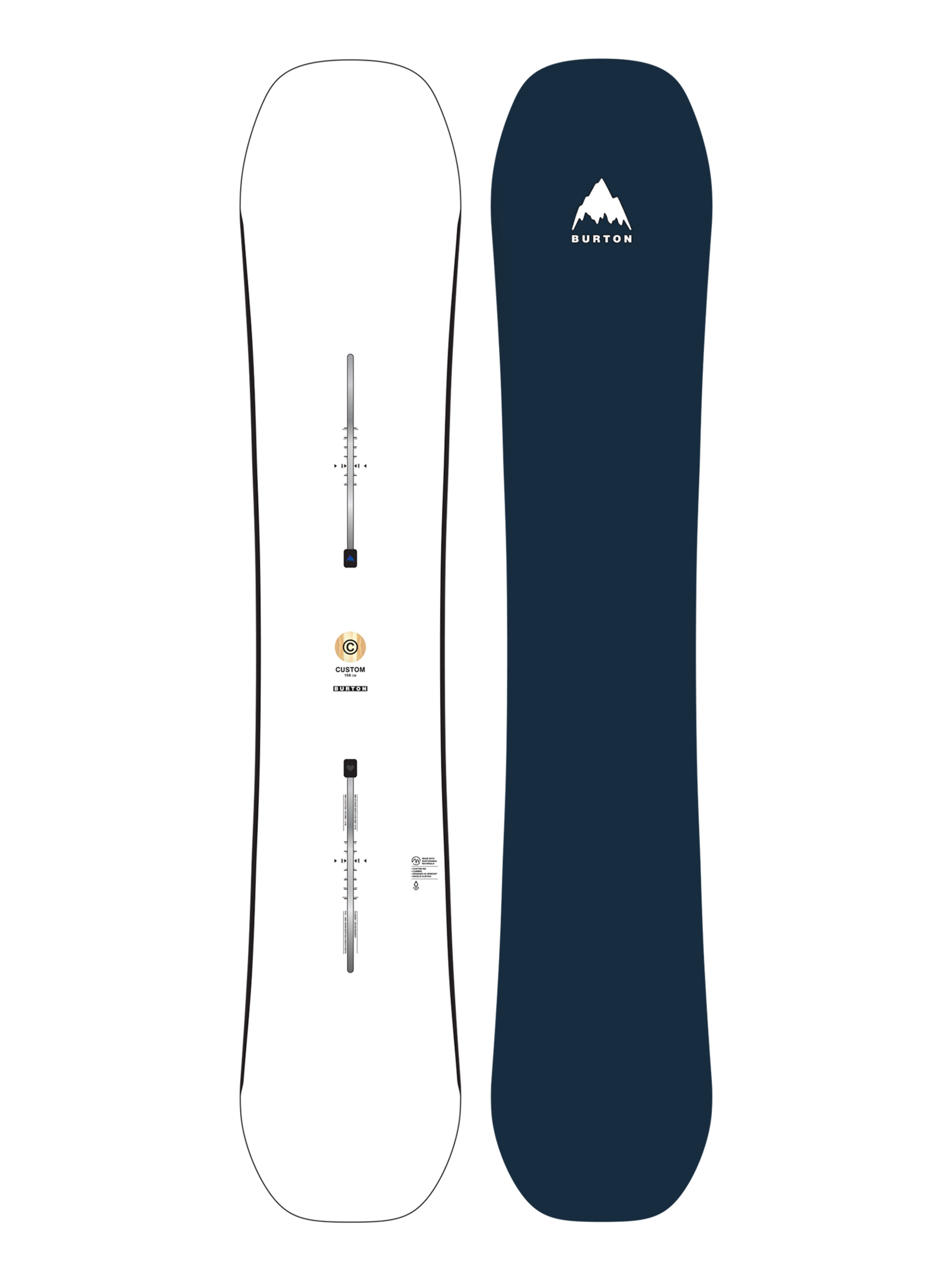 Product image of Men's Burton Custom Camber Snowboard[Variant:White]
