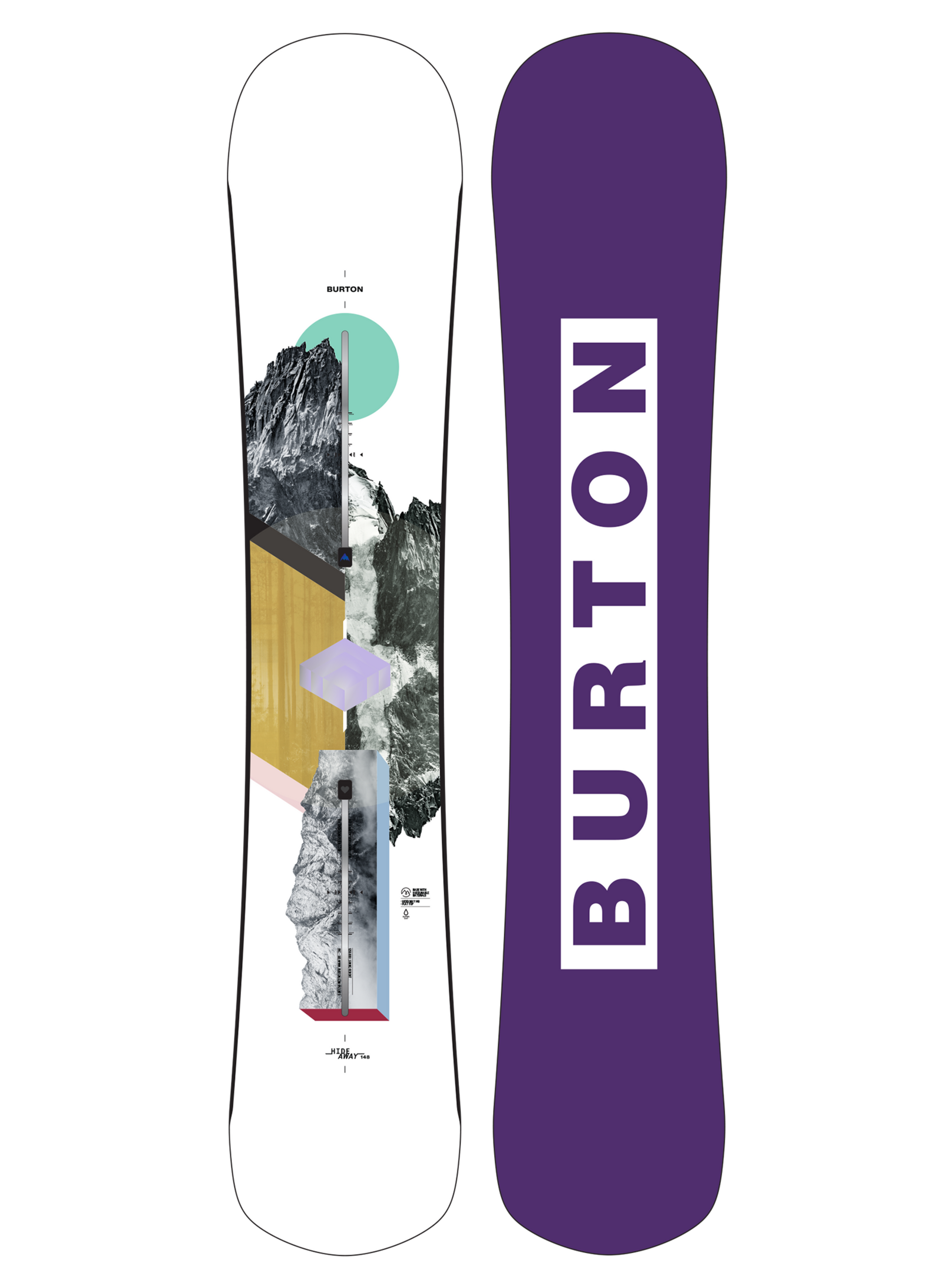 Women's Burton Hideaway Flat Top Snowboard | Burton.com Winter