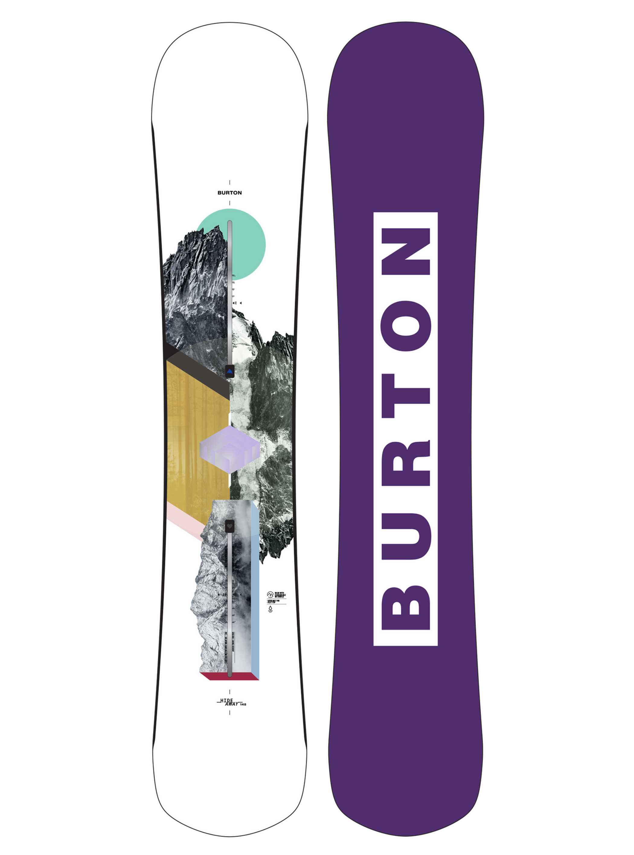 ウィメンズ Burton ハイドアウェイ Flat Top スノーボード