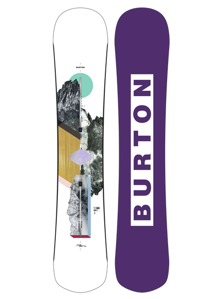 Women's Burton Hideaway Flat Top Snowboard | Burton.com Winter 2026