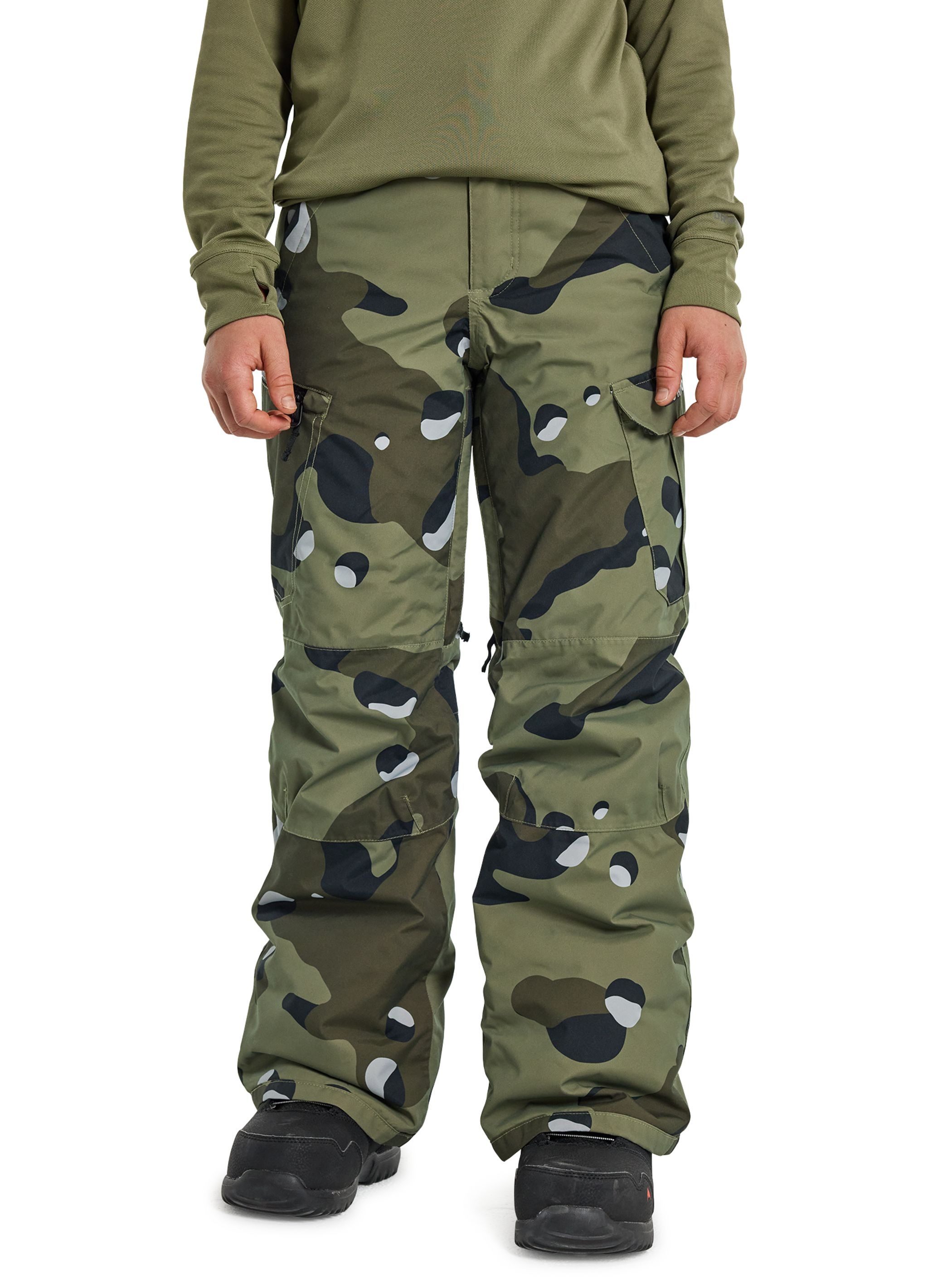 Product image of Boys' Burton Exile 2L Cargo Pants[Variant:Forest Moss Cookie Camo]