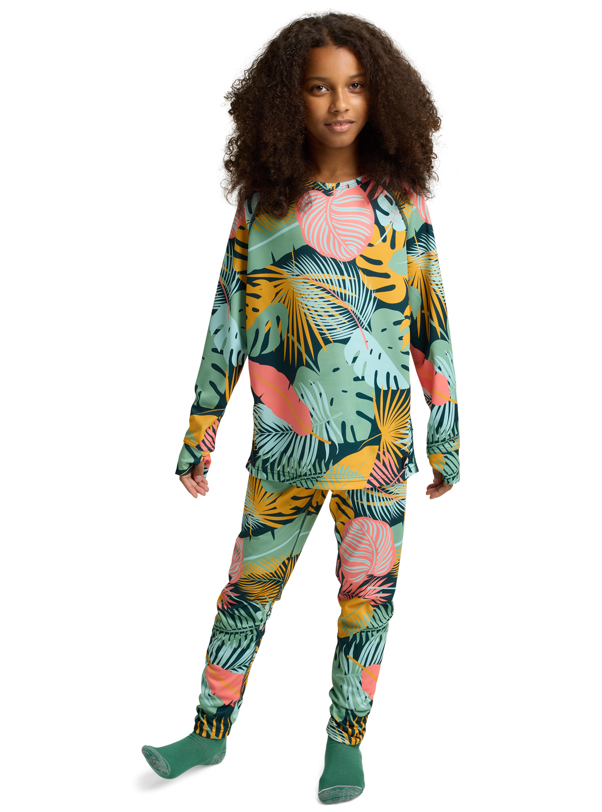 Product image of Kids' Burton Lightweight Base Layer Set[Variant:Oversized Tropical]