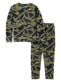 Product image of Kids' Burton Fleece Base Layer Set[Variant:Forest City Streets]
