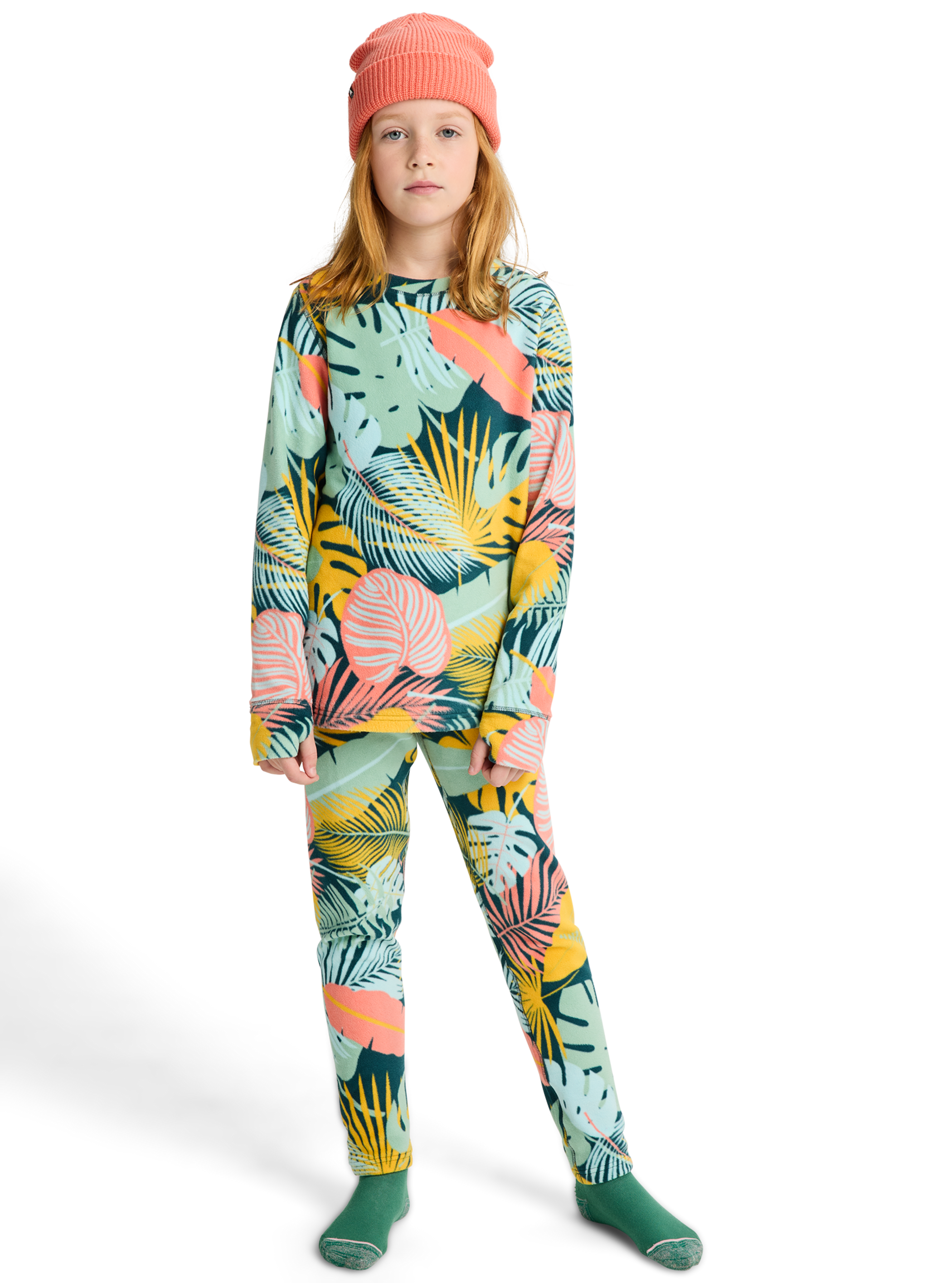 Product image of Kids' Burton Fleece Base Layer Set[Variant:Oversized Tropical]