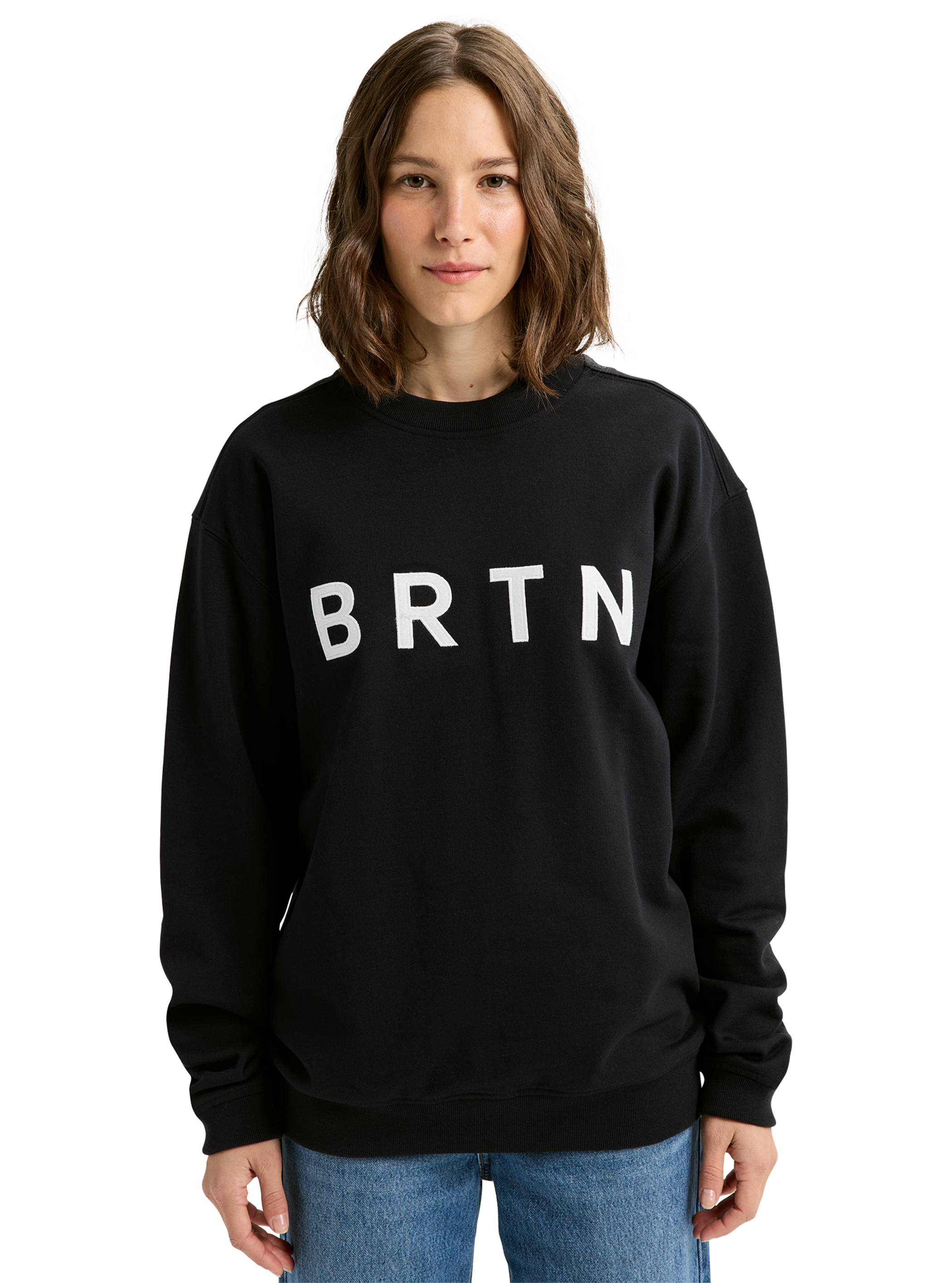 Product image of Burton BRTN Crewneck Sweatshirt[Variant:True Black]