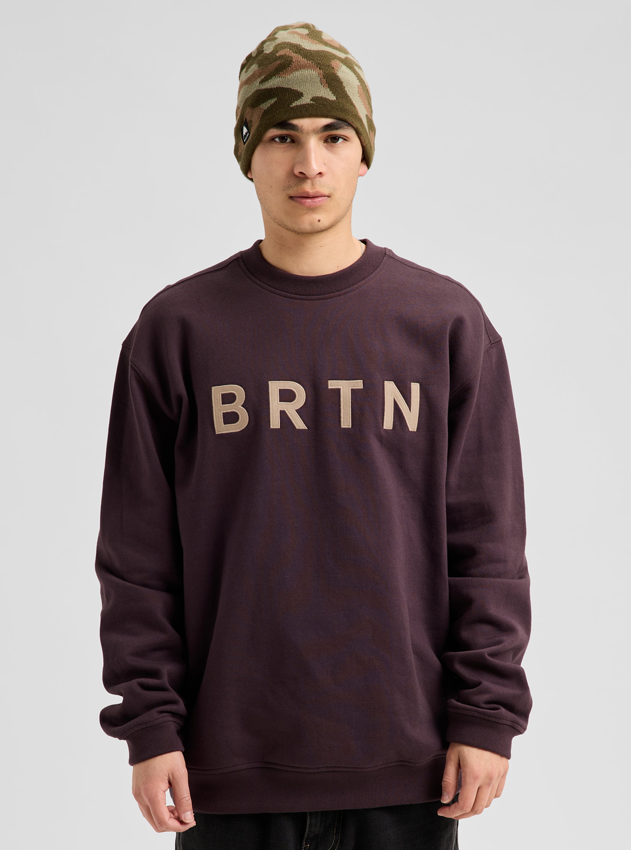 Product image of Men's Burton BRTN Crew Sweatshirt[Variant:Bear Hug Brown]
