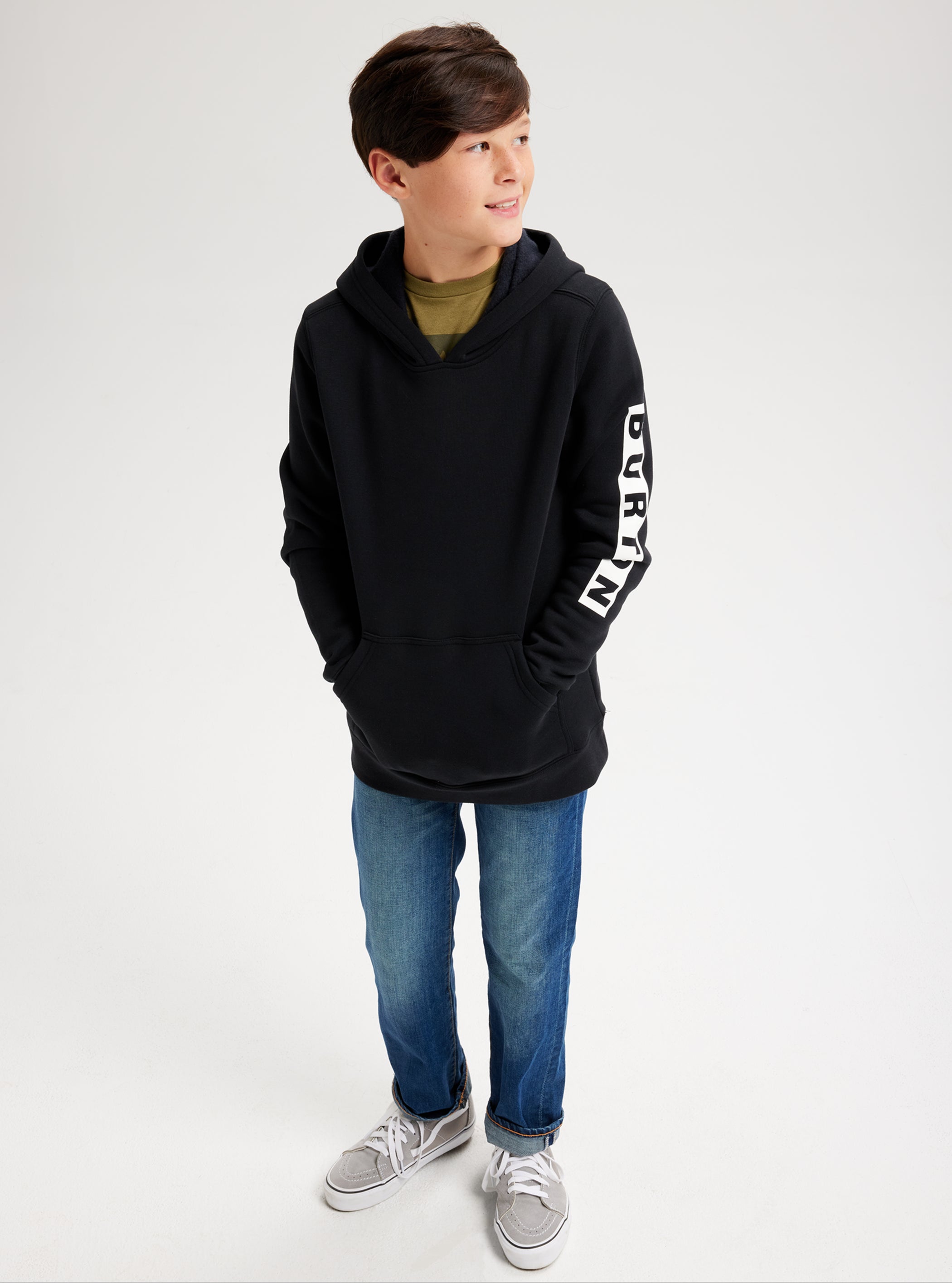 キッズ Burton エリート プルオーバーフーディー