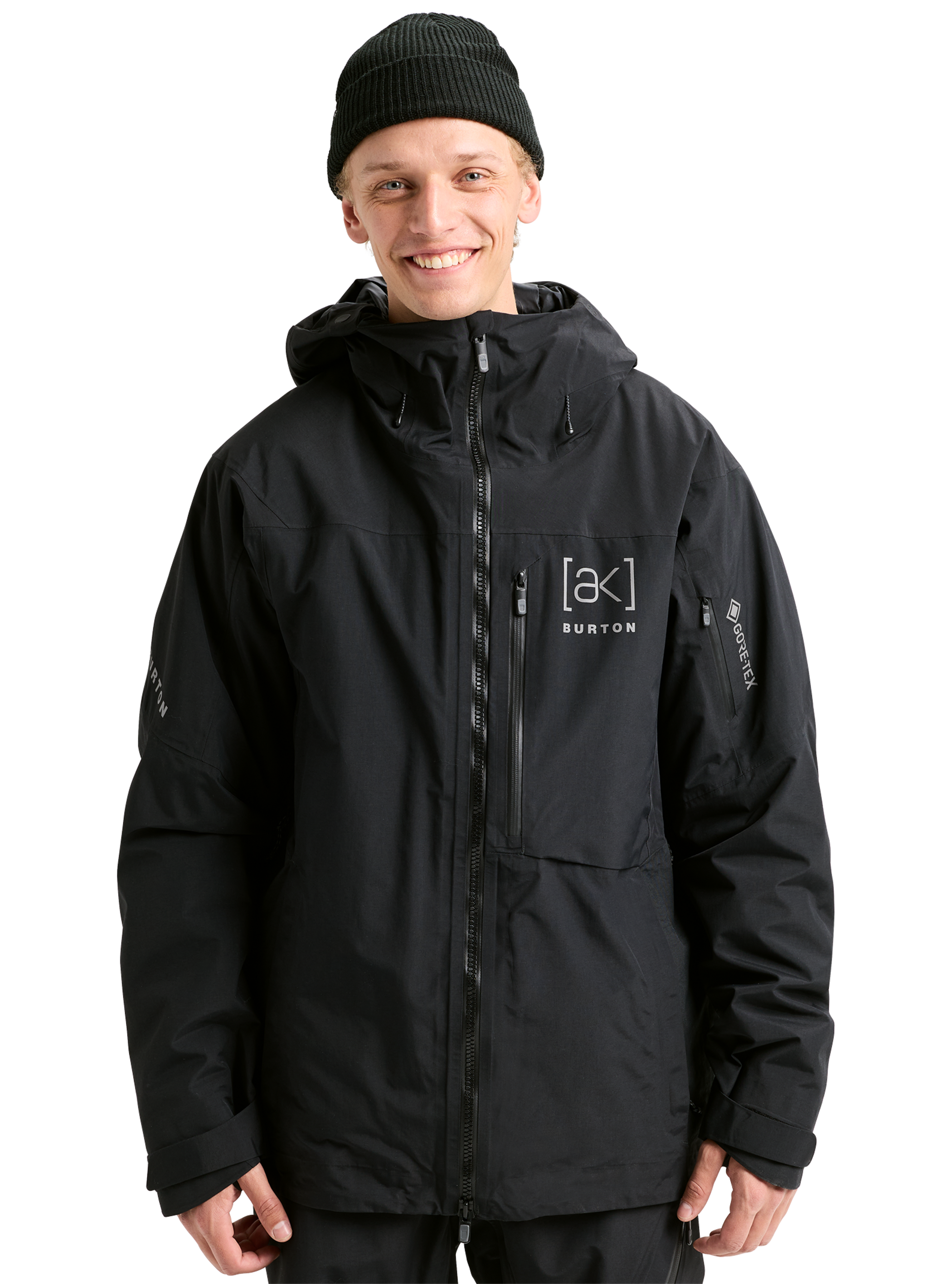Product image of Men's Burton [ak] Helitack GORE‑TEX 2L Stretch Jacket[Variant:True Black]