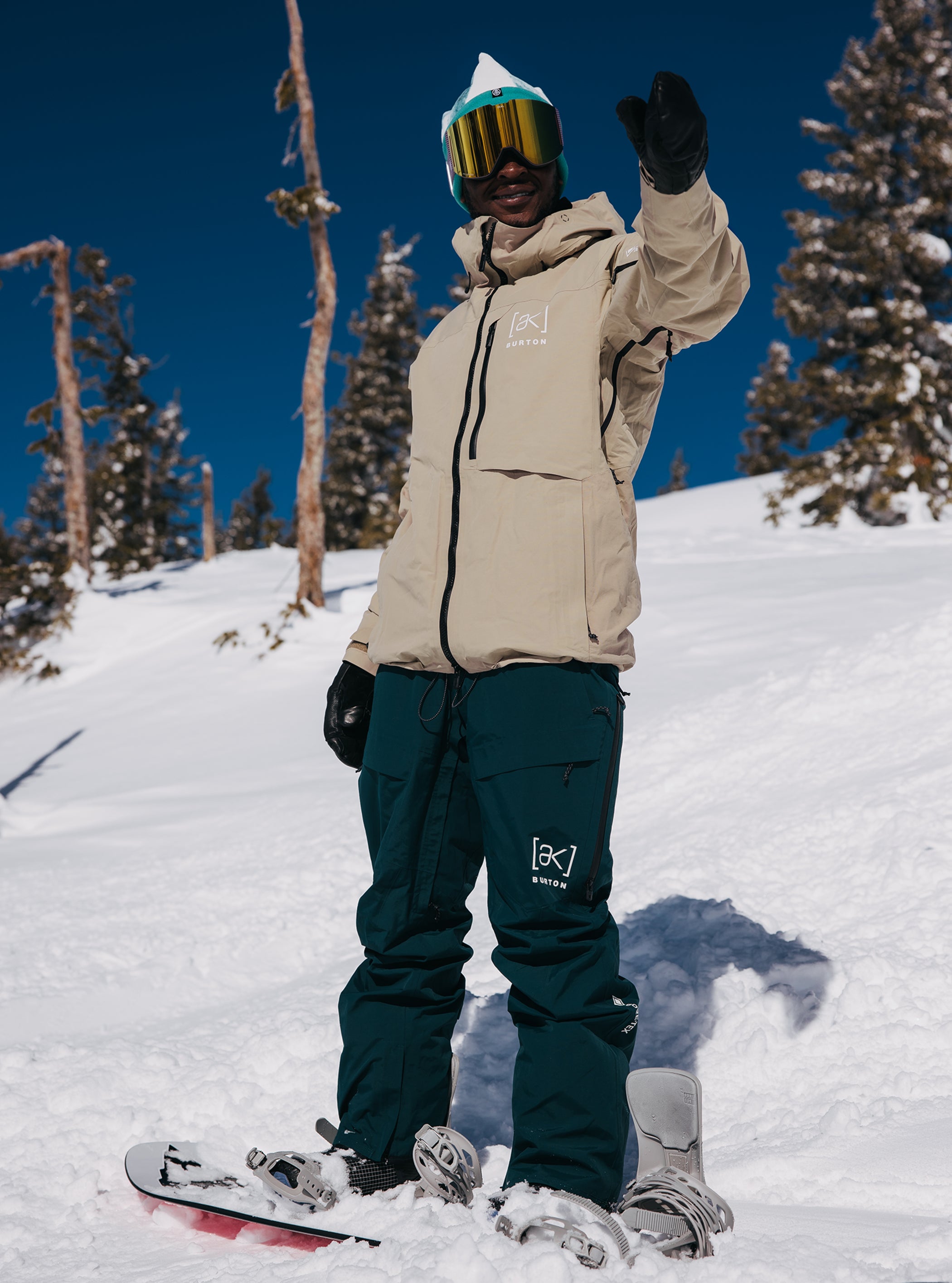 Product image of Men's Burton [ak] Helitack GORE‑TEX 2L Stretch Jacket[Variant:Summit Taupe]