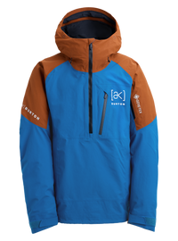 Product image of Men's Burton [ak] Velocity GORE‑TEX 2L Anorak Jacket (Sample)[Variant:Blue Teal / Chestnut Brown]