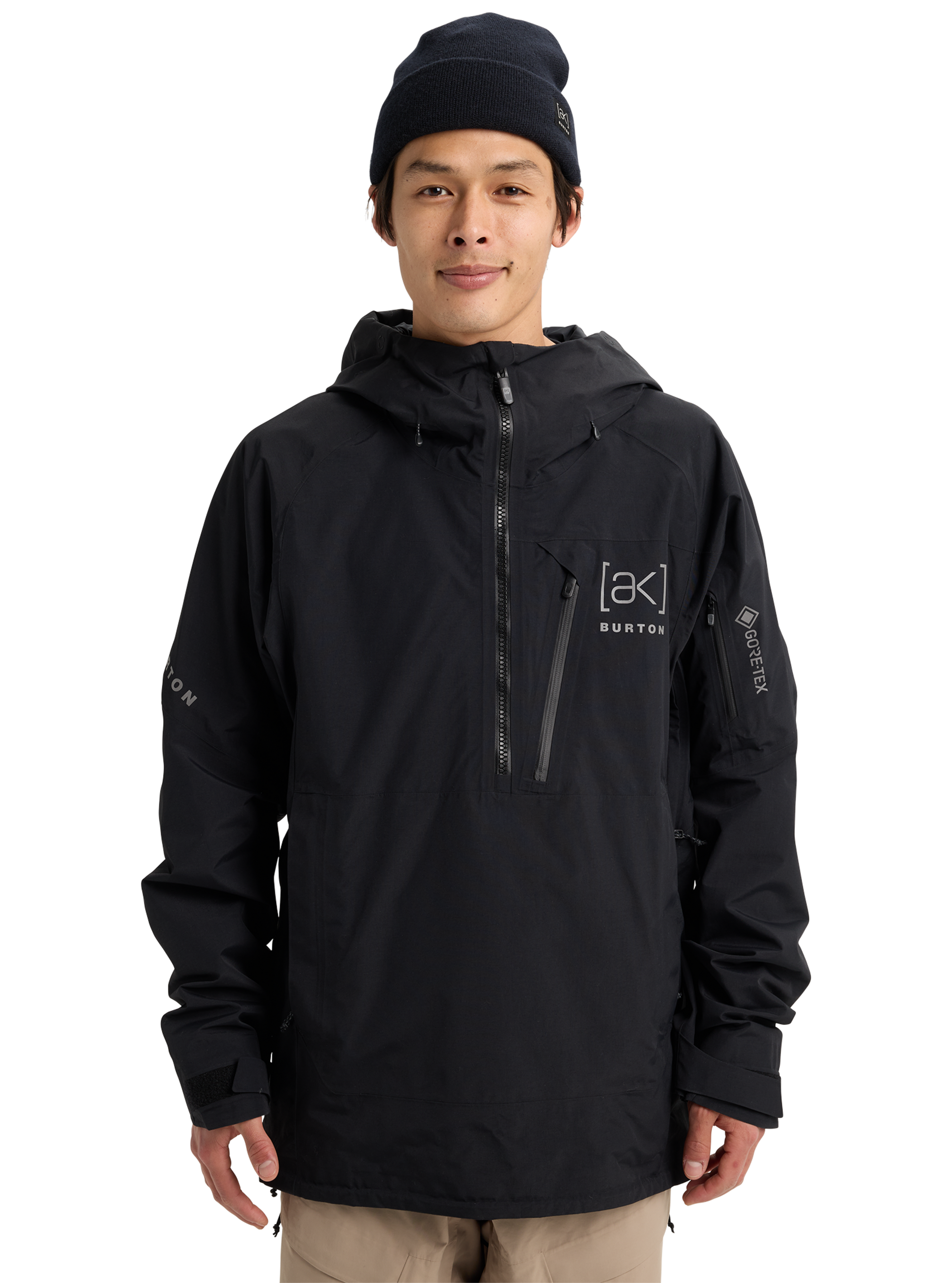 Product image of Men's Burton [ak] Velocity GORE‑TEX 2L Anorak Jacket[Variant:True Black]