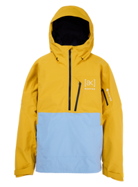 Product image of Men's Burton [ak] Velocity GORE‑TEX 2L Anorak Jacket[Variant:Goldenrod / Dusty Blue]
