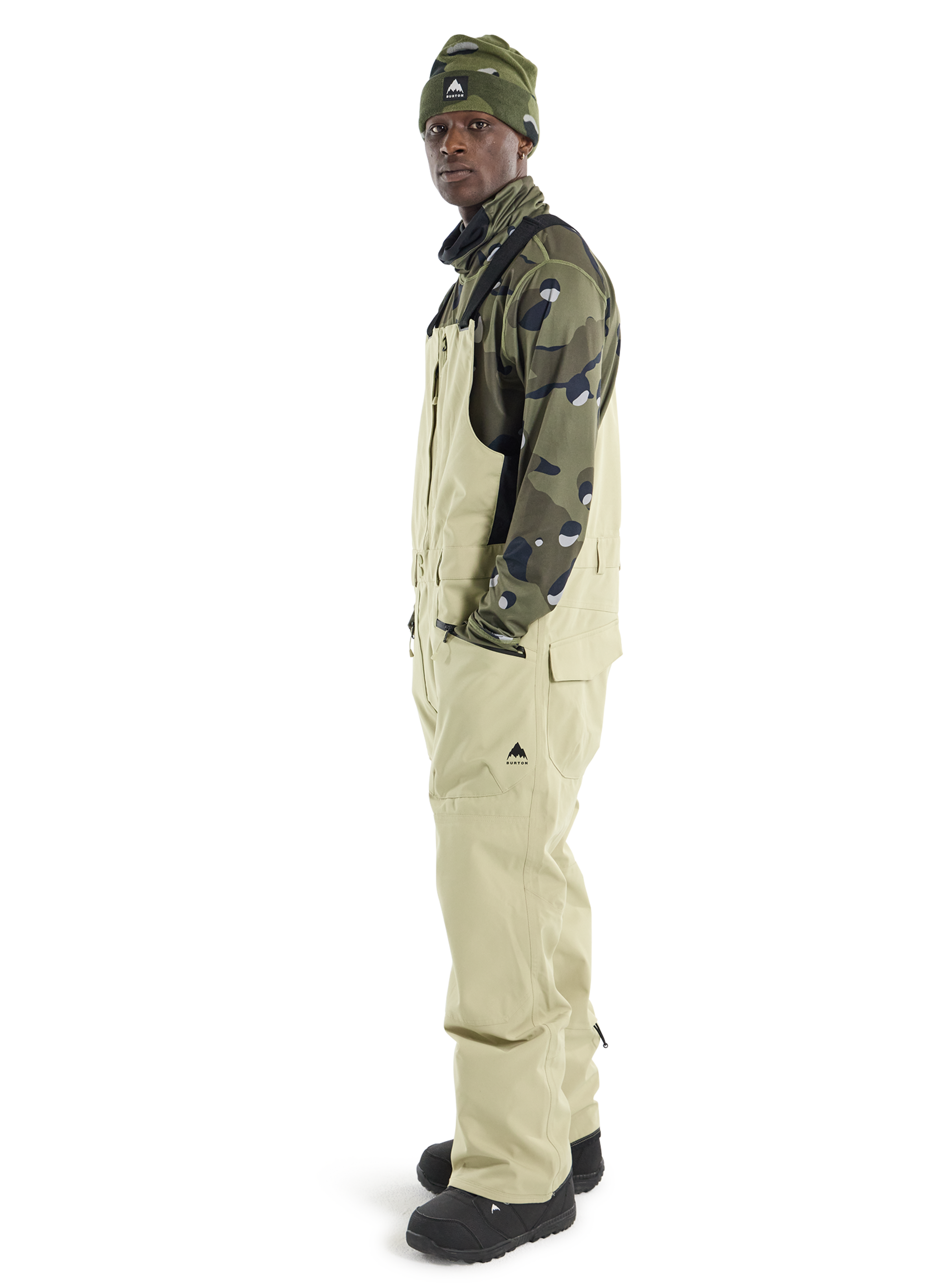 Product image of Men's Burton Reserve 2L Bib Pants[Variant:Mushroom]