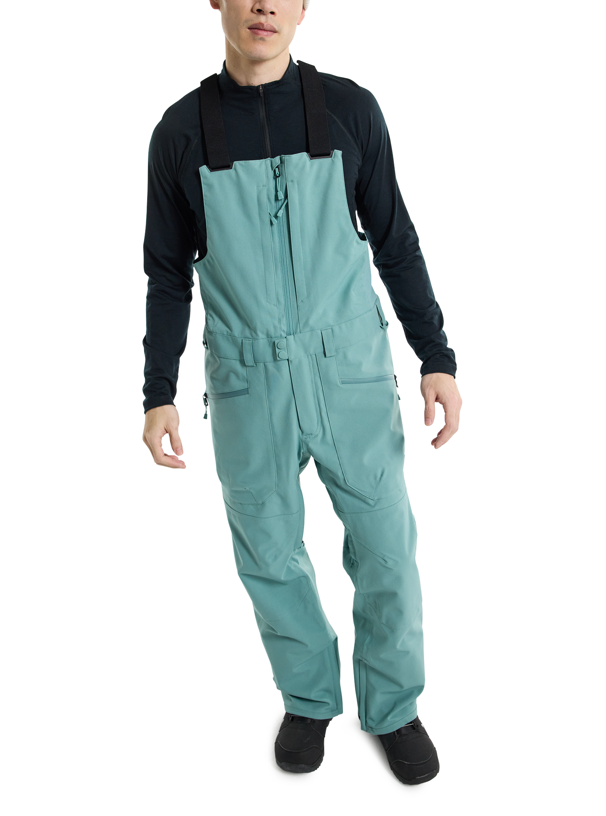 Product image of Men's Burton Reserve 2L Bib Pants[Variant:Rock Lichen]