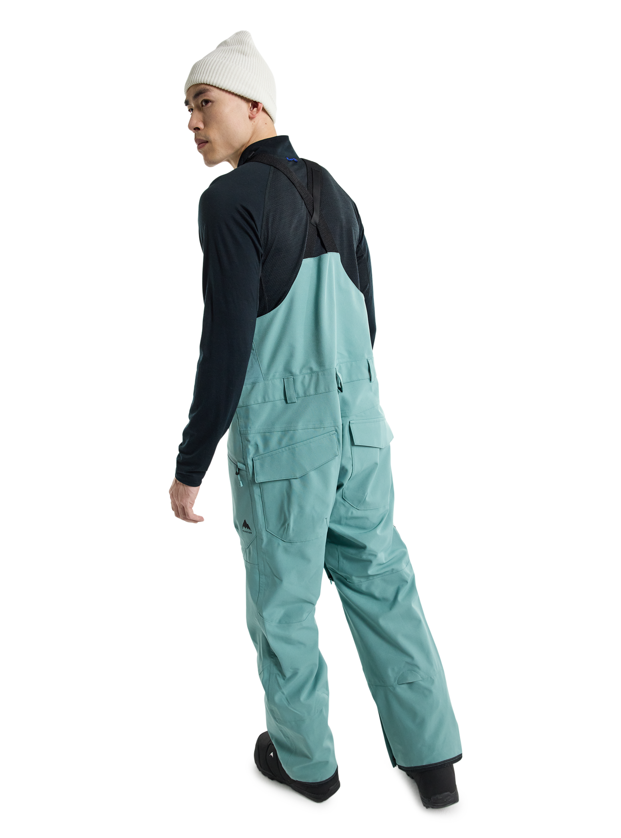 Product image of Men's Burton Reserve 2L Bib Pants[Variant:Rock Lichen]