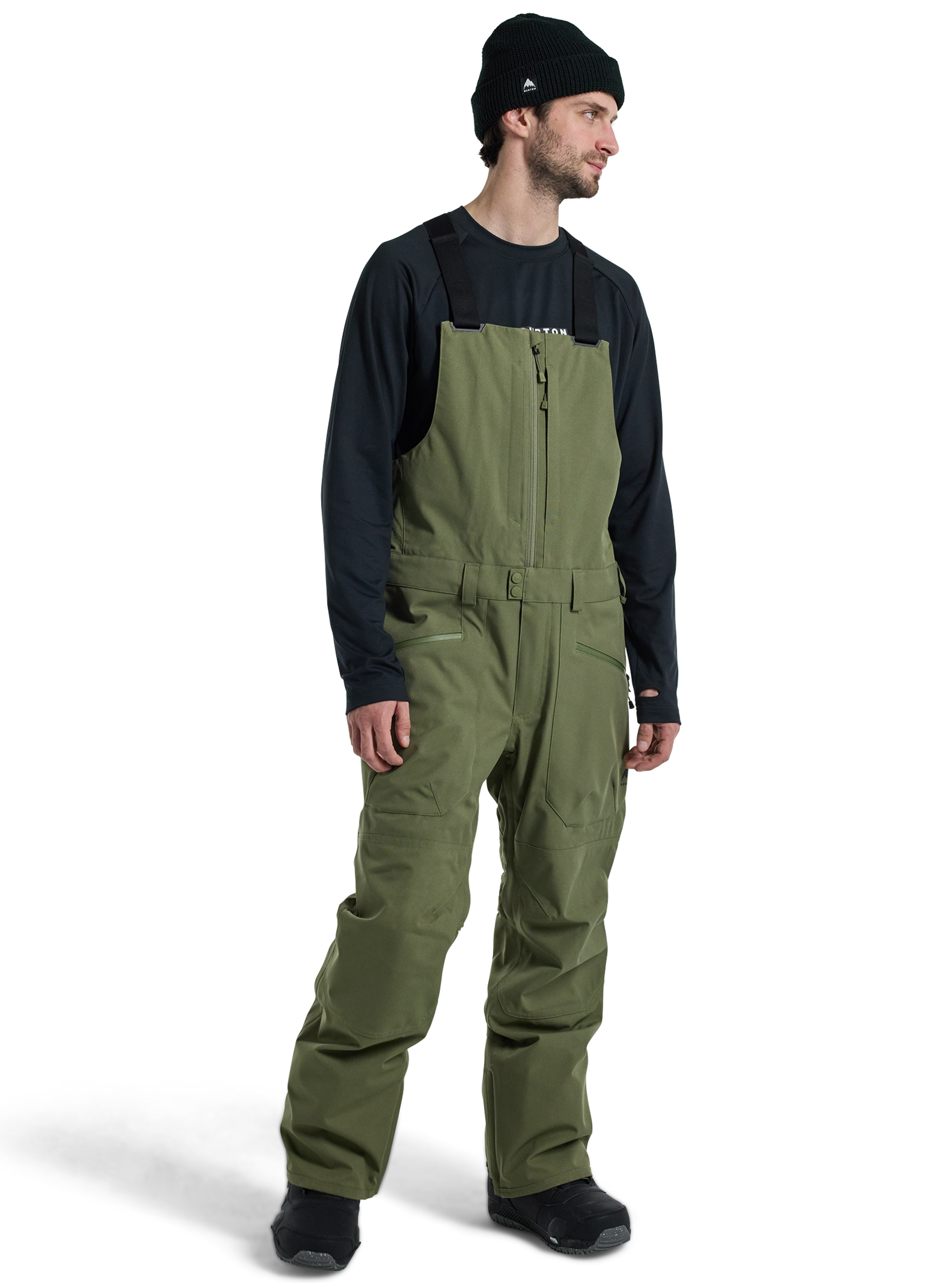 Product image of Men's Burton Reserve 2L Bib Pants[Variant:Forest Moss]