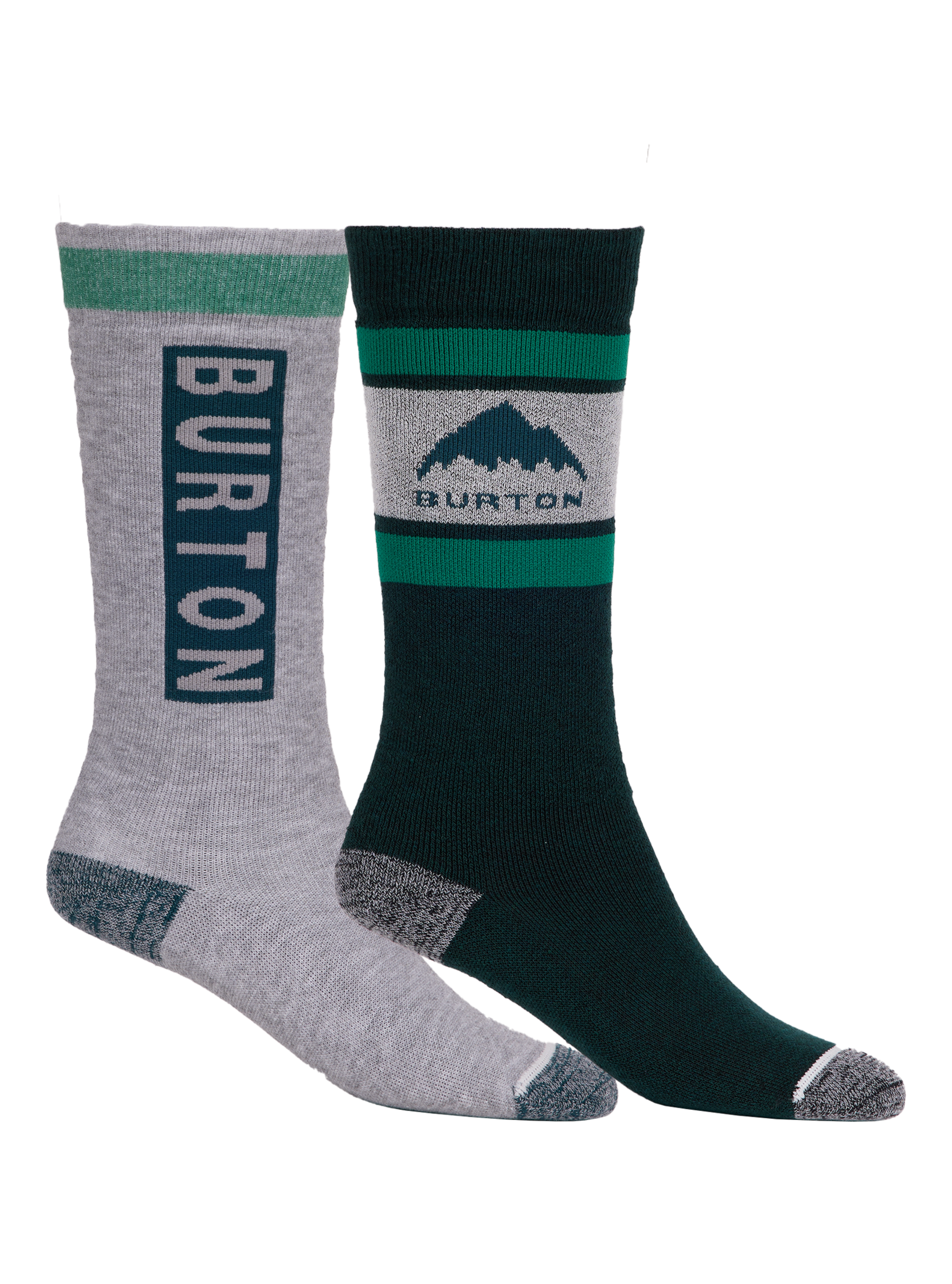 Product image of Kids' Burton Weekend Midweight Socks (2 Pack)[Variant:Deep Emerald]