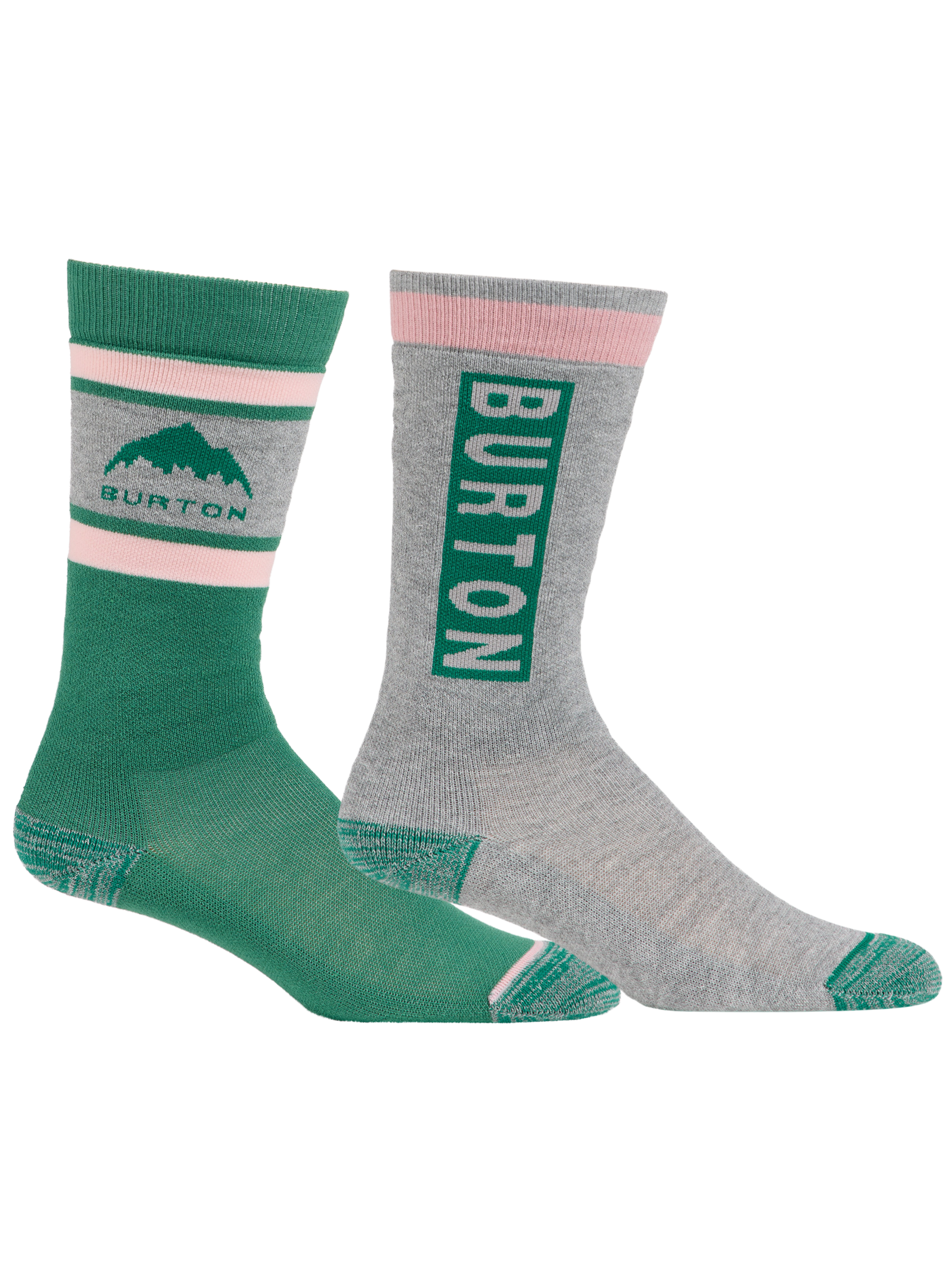 Product image of Kids' Burton Weekend Midweight Socks (2 Pack)[Variant:Soft Sage]