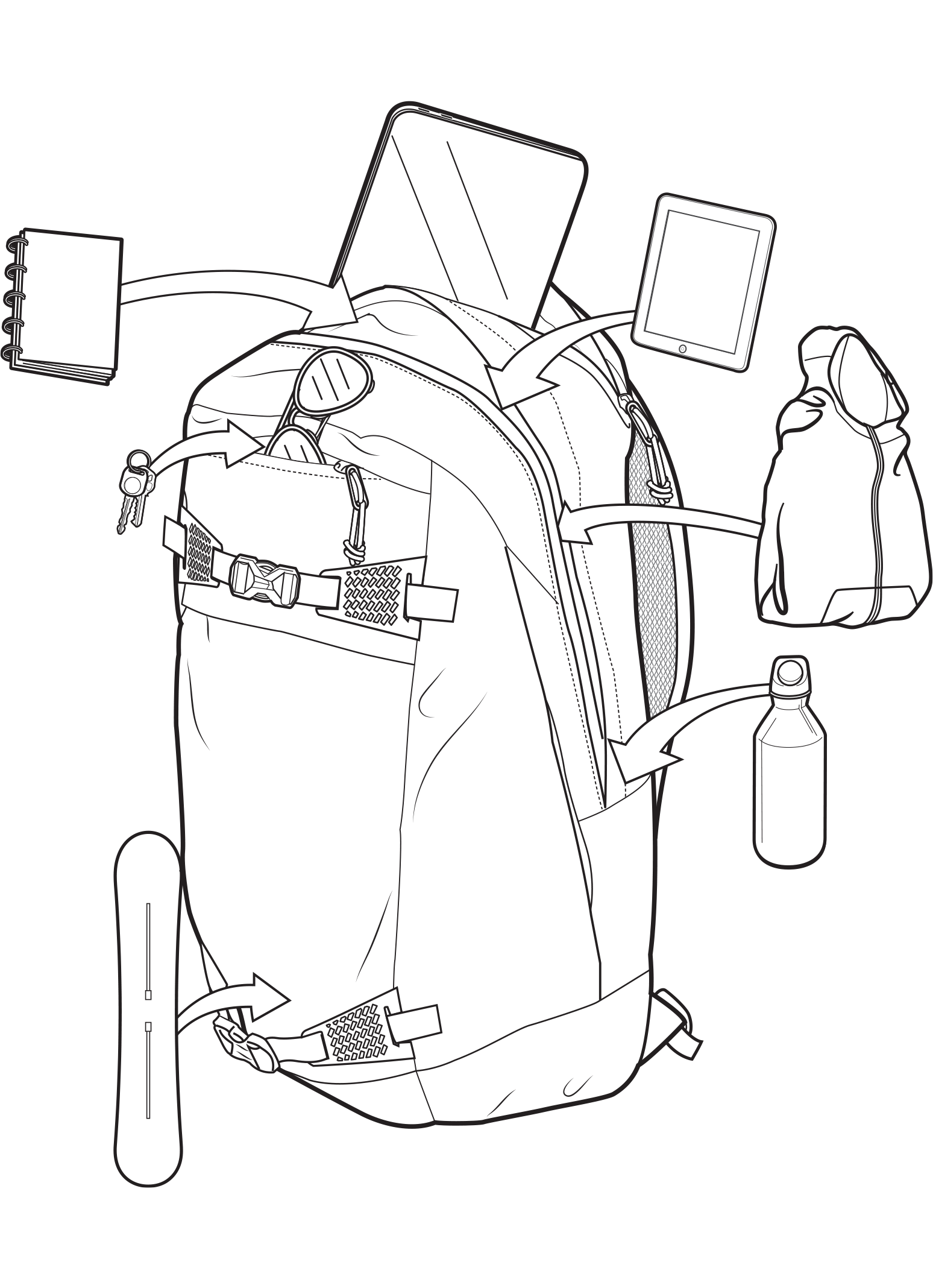 Burton Day Hiker 30L バックパック
