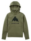Product image of Kids' Burton Oak Pullover Hoodie (Sample)[Variant:Forest Moss Heather]