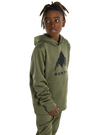 Product image of Kids' Burton Oak Pullover Hoodie[Variant:Forest Moss Heather]