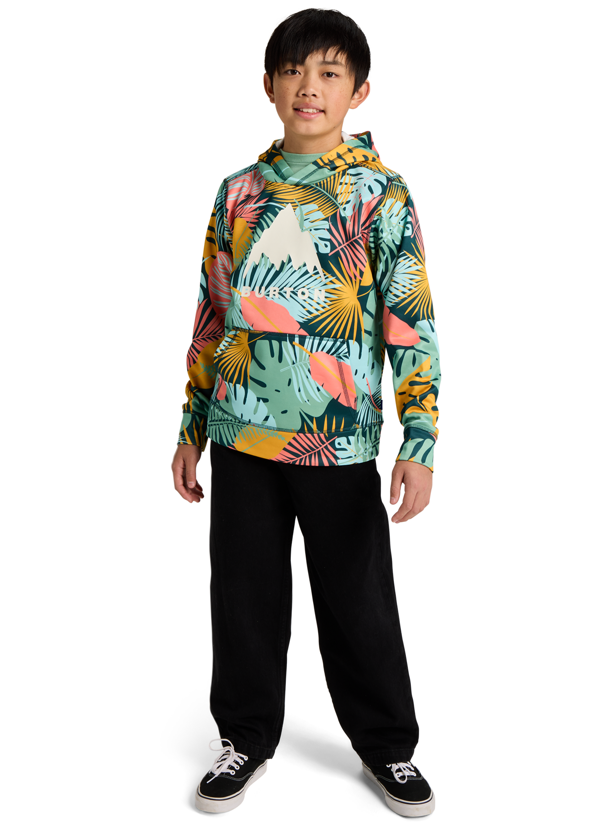 キッズ Burton オーク プルオーバーフーディー