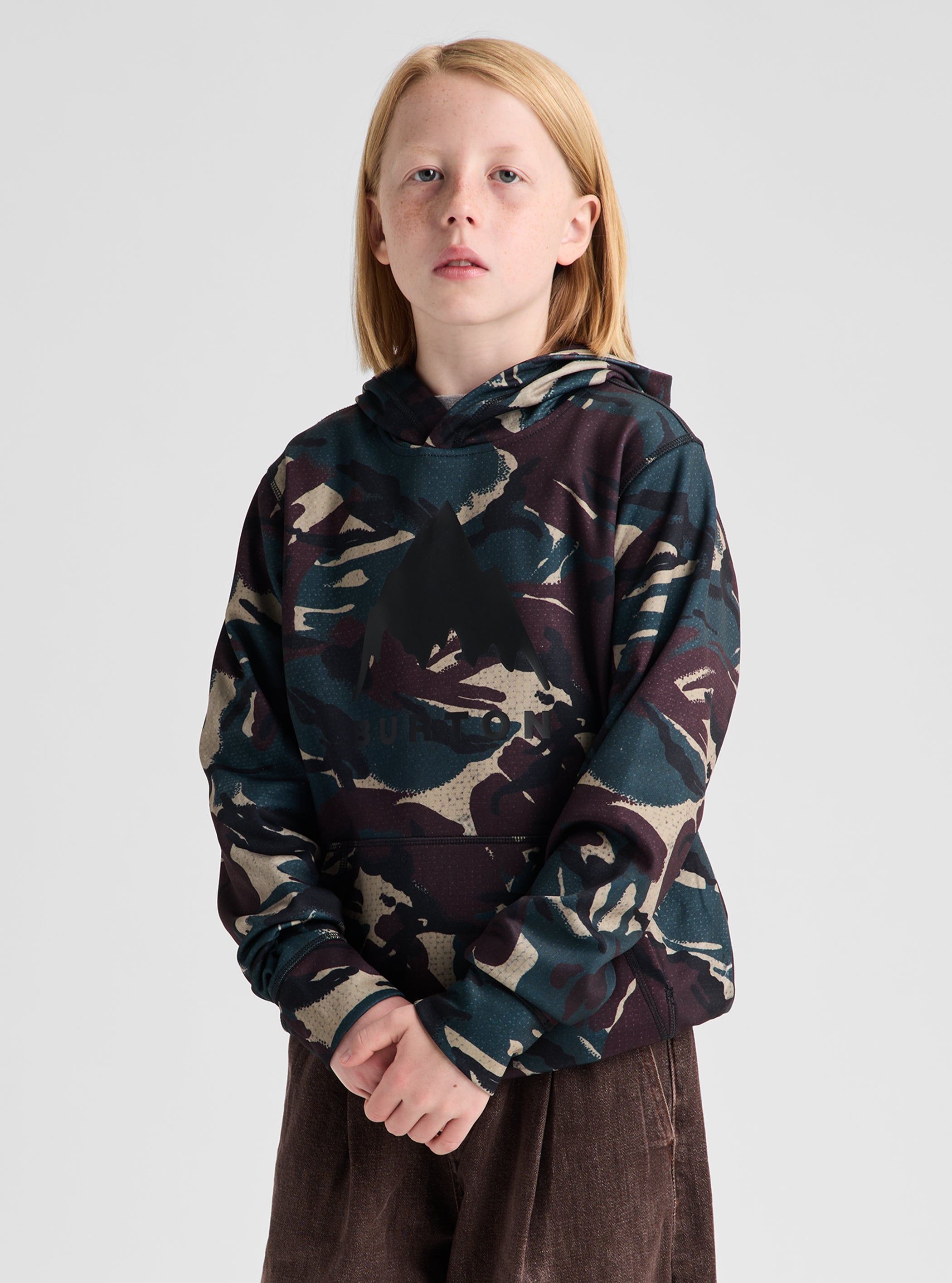 Product image of Kids' Burton Oak Pullover Hoodie[Variant:Seersucker Camo]