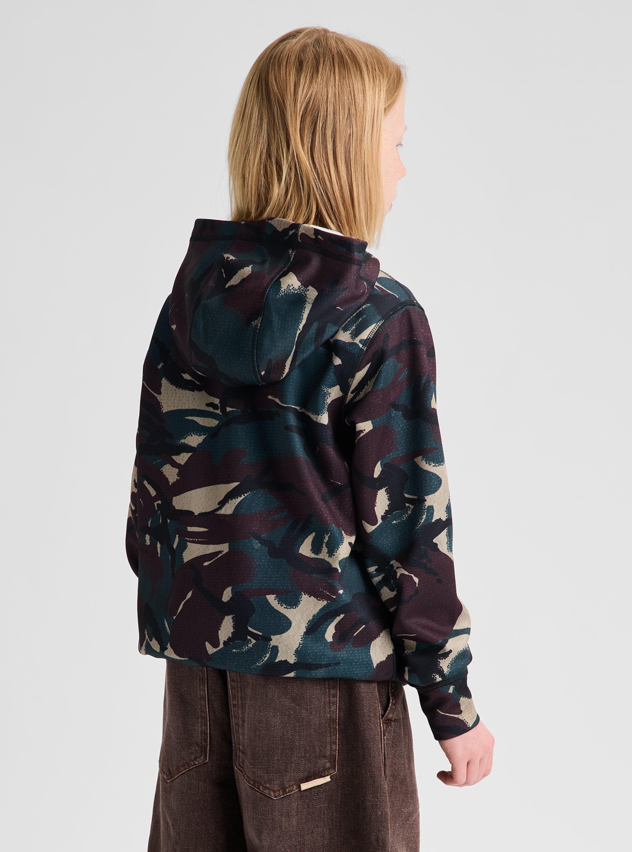 Product image of Kids' Burton Oak Pullover Hoodie[Variant:Seersucker Camo]