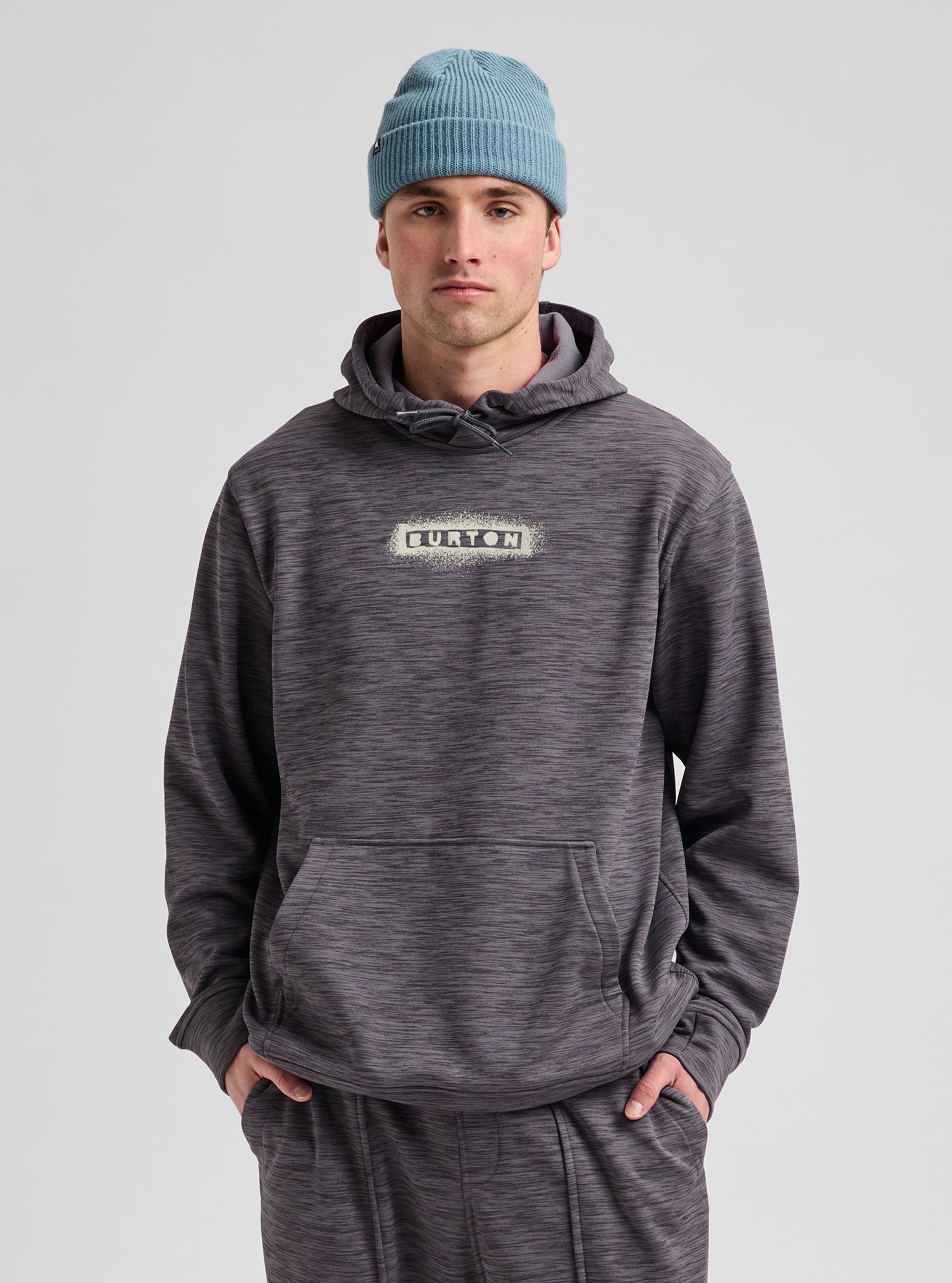 Product image of Men's Burton Oak Pullover Hoodie[Variant:Gotham Gray Heather]