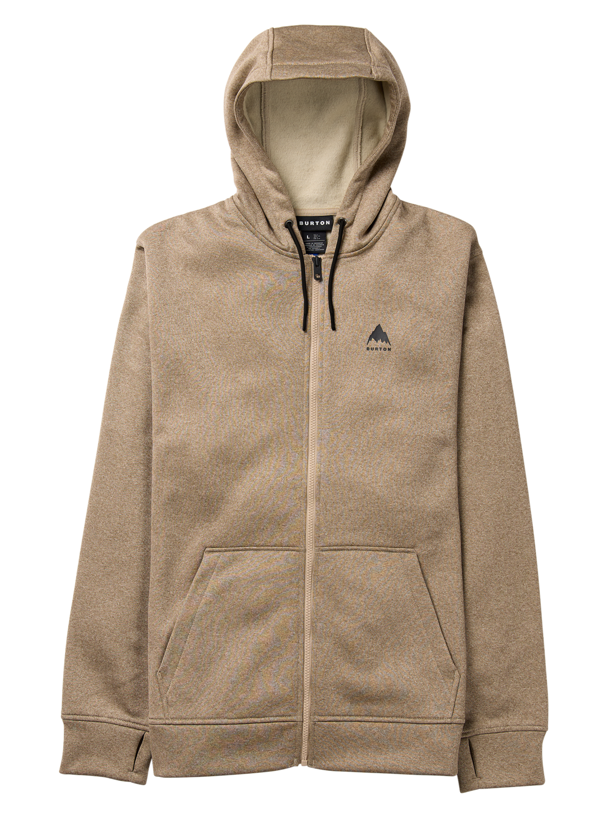 メンズ Burton オーク フルジップ フーディー