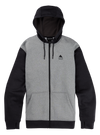 Product image of Men's Burton Oak Full-Zip Hoodie[Variant:Gray Heather / True Black]